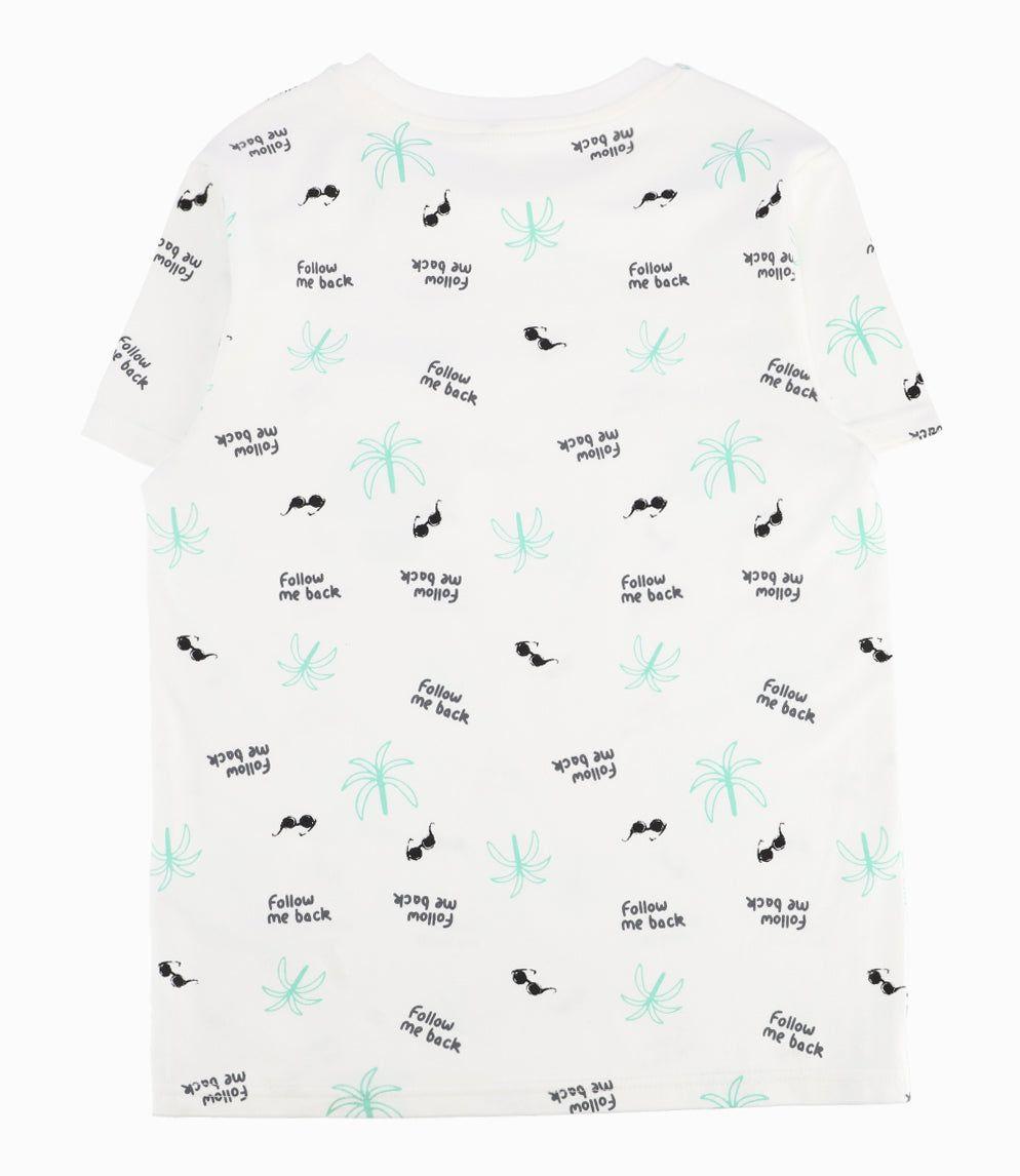 Polera Niño Con Palmeras-7