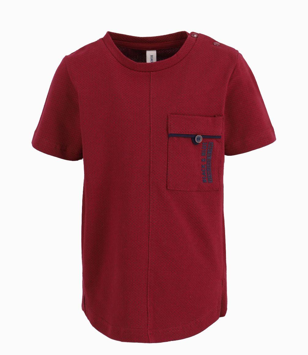 Polera Bebé División Central Black and Blue Burdeo-0