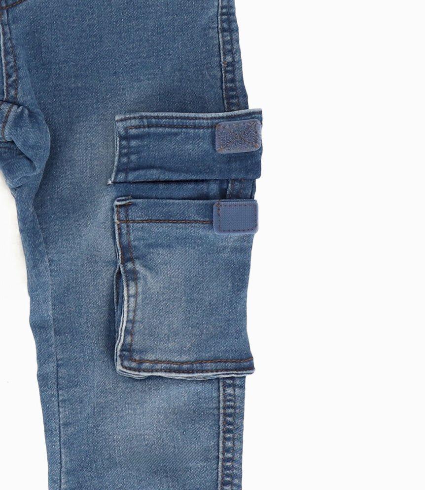 Jeans niño jogger Celeste Black and Blue-3