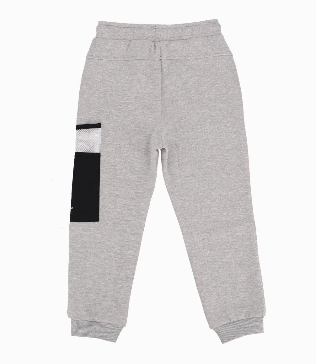 Pantalón Buzo Niño Jogger Gris-2