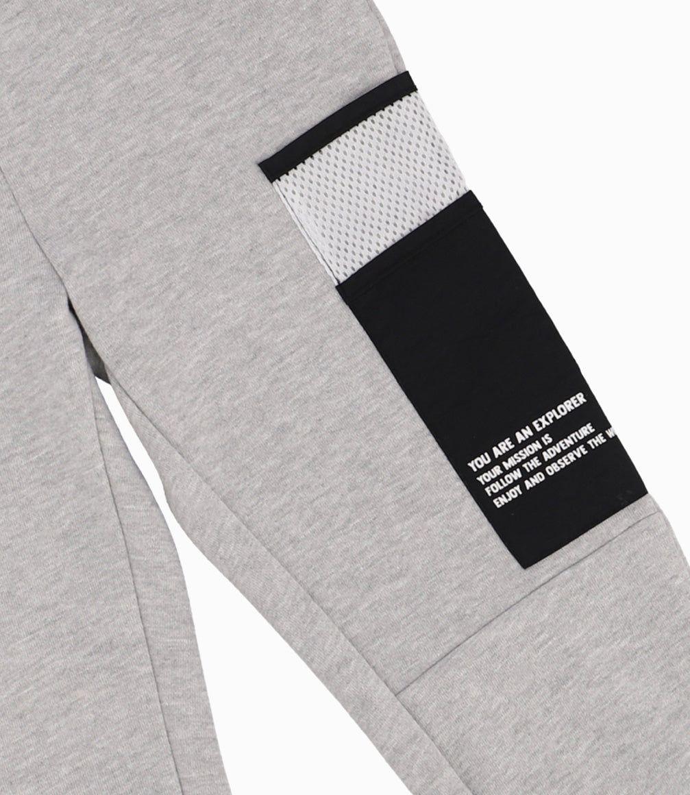 Pantalón Buzo Niño Jogger Gris-4