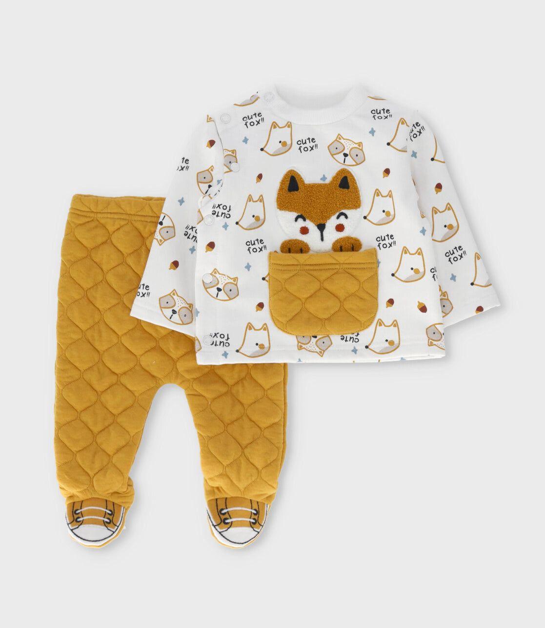 Buzo recién nacido con diseño crudo Black and Blue-0