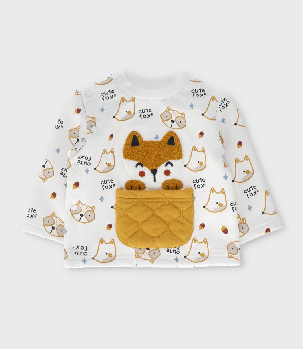 Buzo recién nacido con diseño crudo Black and Blue-1