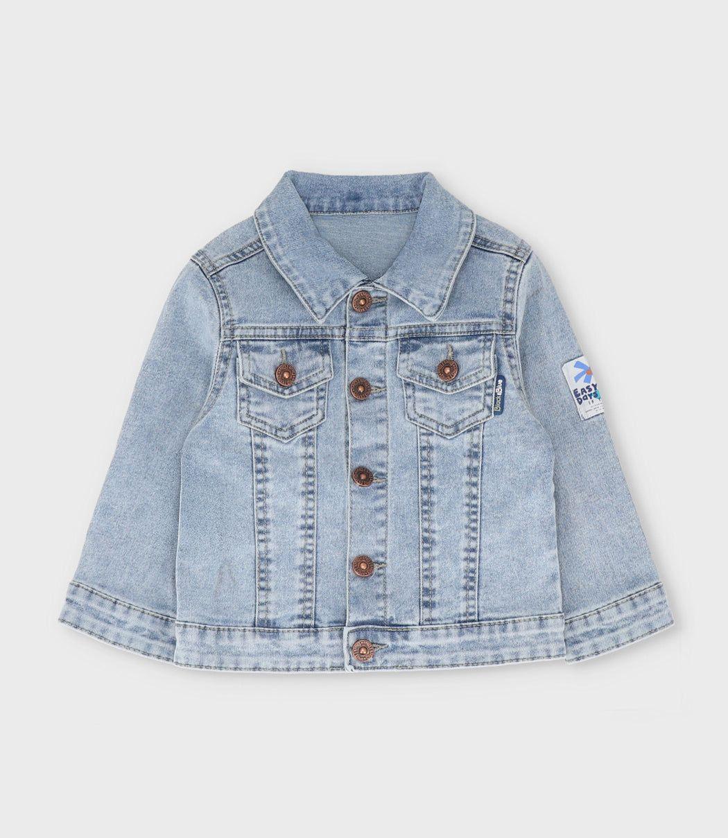 Chaqueta bebé denim azul Black and Blue-1