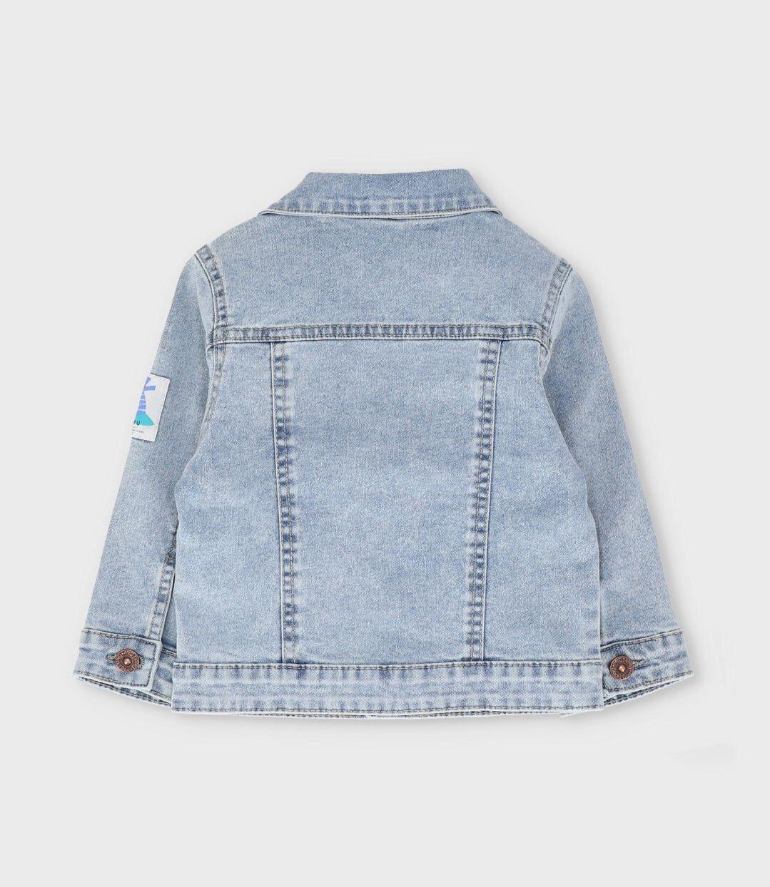 Chaqueta bebé denim azul Black and Blue-2