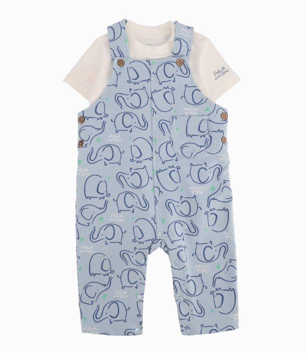 Conjunto Recién Nacido De Jardinera Y Body-8