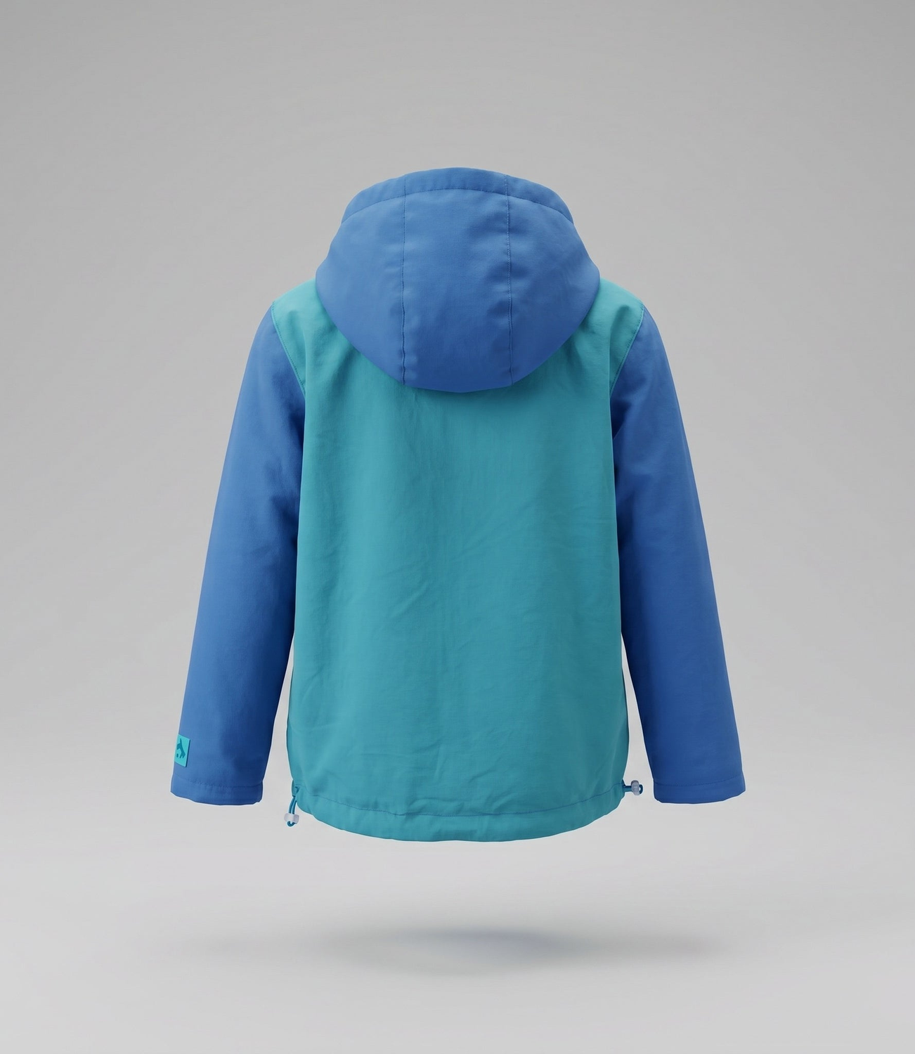Chaqueta niño color block B11071270358 azul Black and blue-2