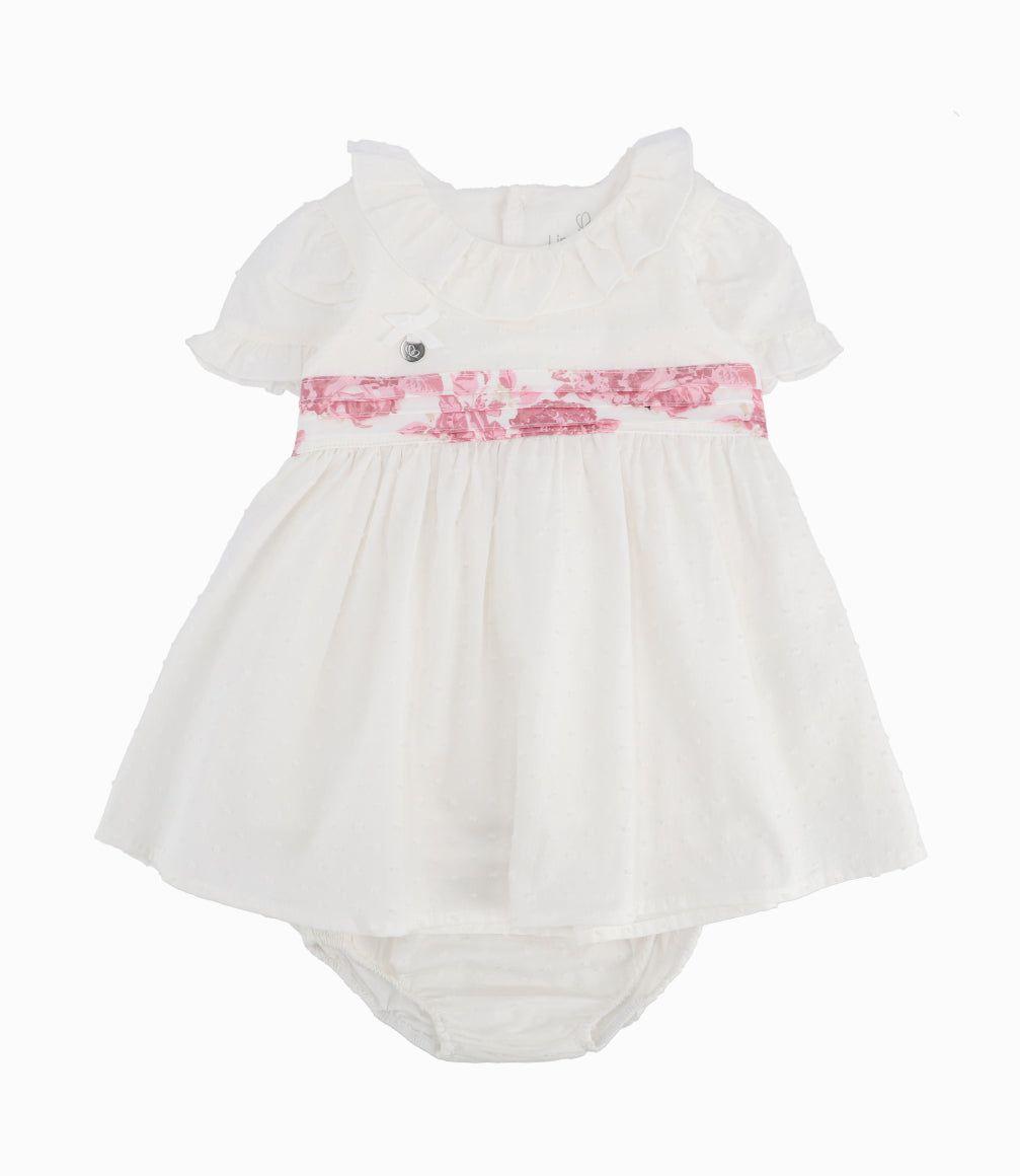 Vestido Recién Nacida Con Puntos-1