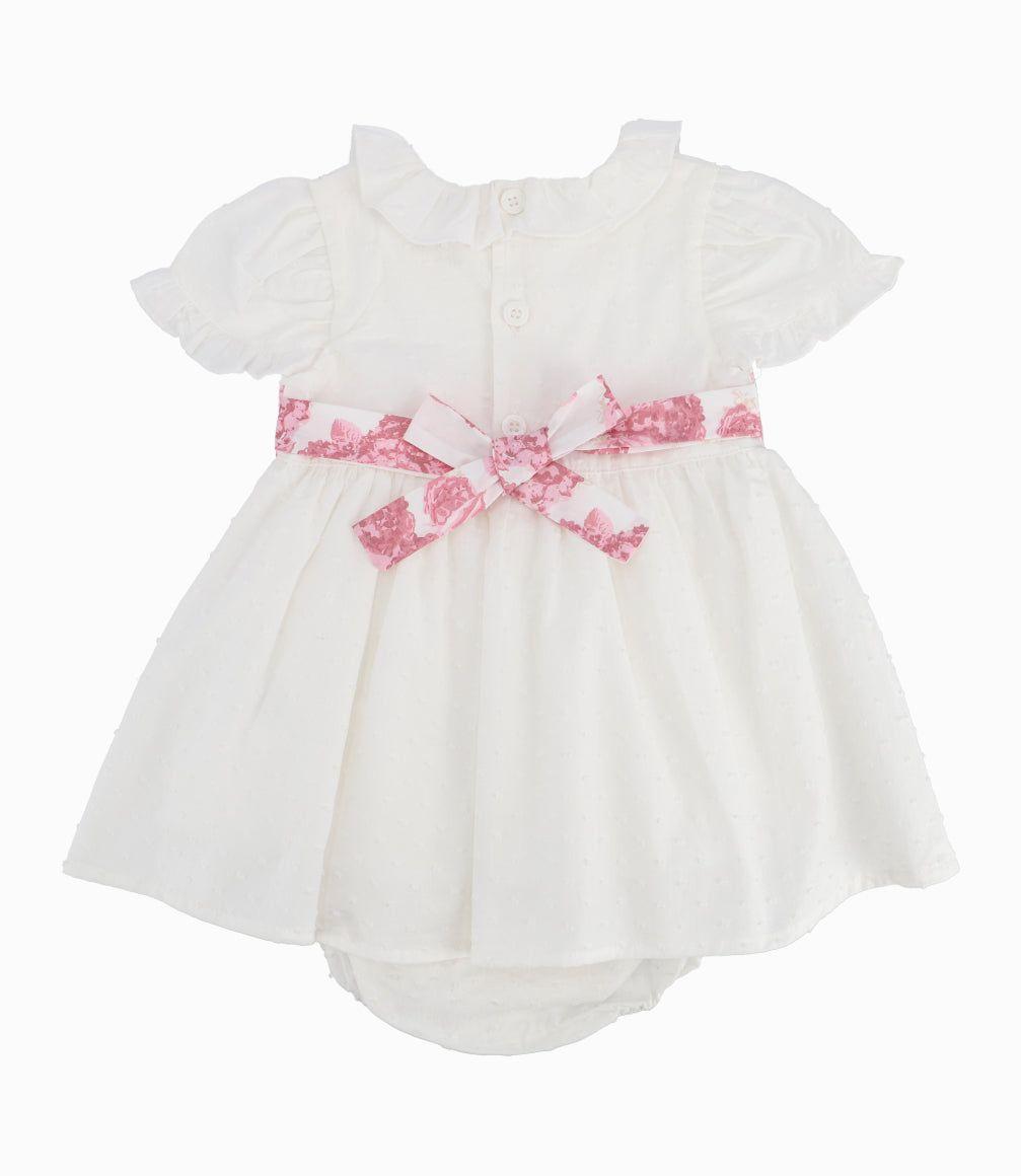 Vestido Recién Nacida Con Puntos-6
