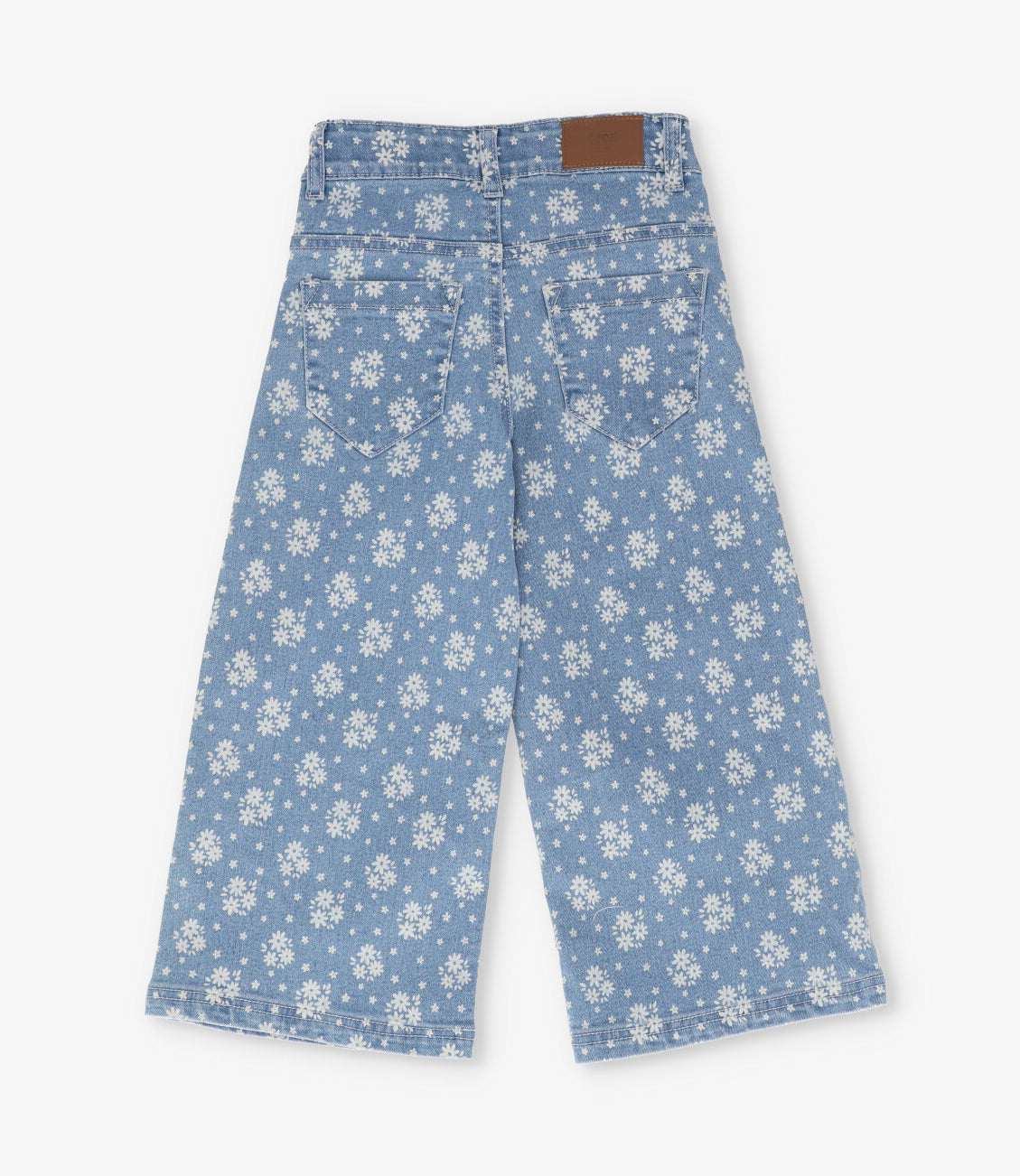 Jeans niña floreado denim celeste 4 Kids-2