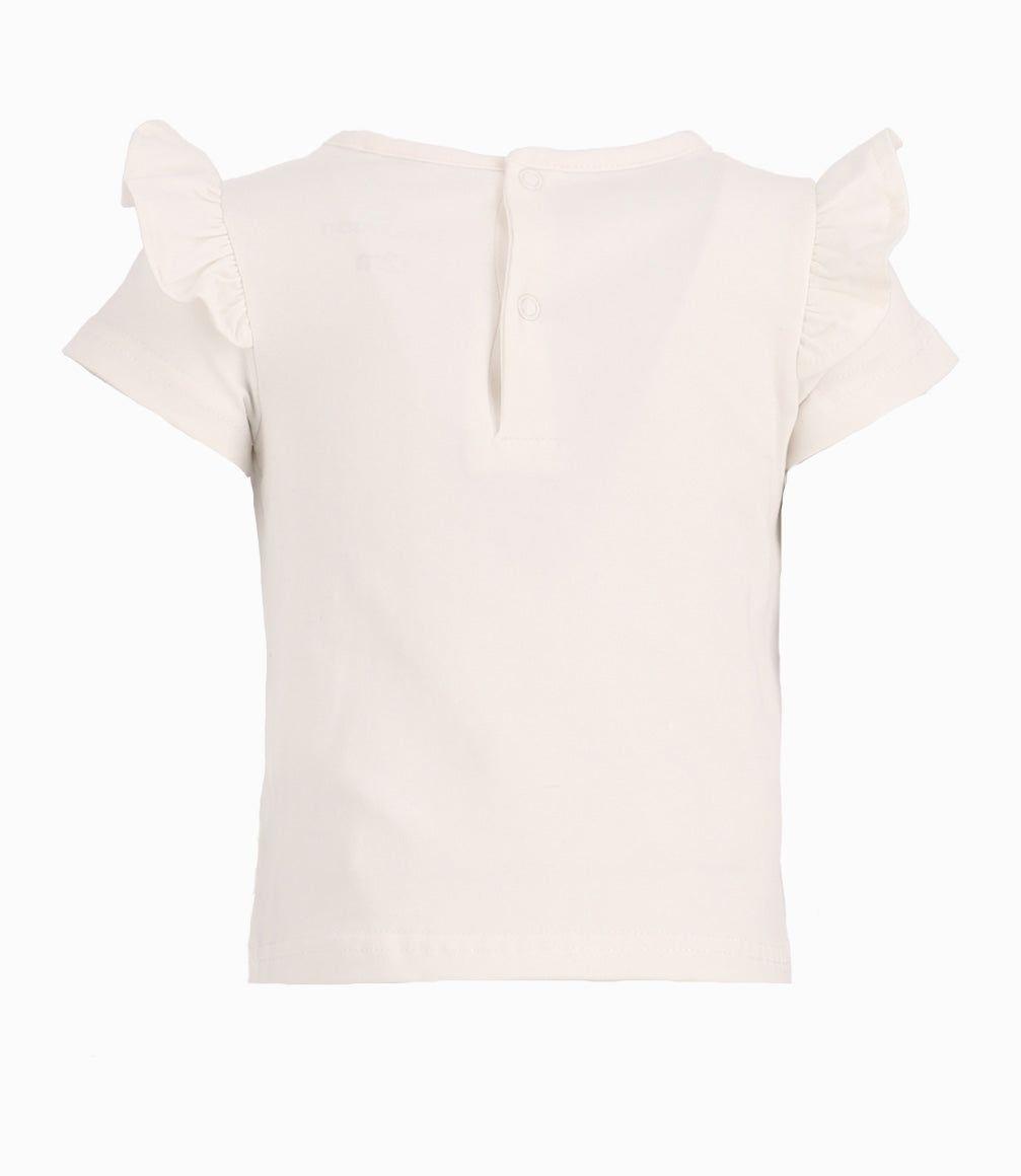 Polera Bebé Con Vuelos Blanco-3