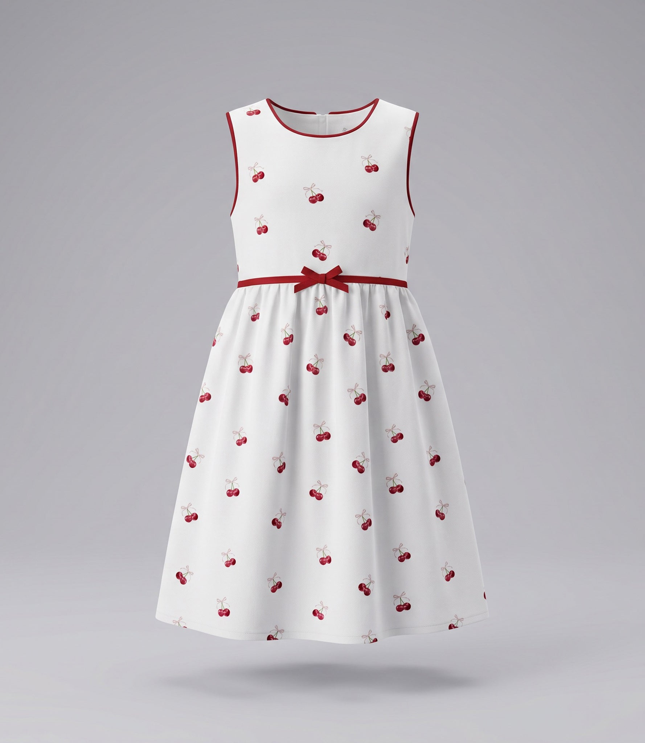 Vestido sin manga niña con bolero L11131270588 frambuesa-2