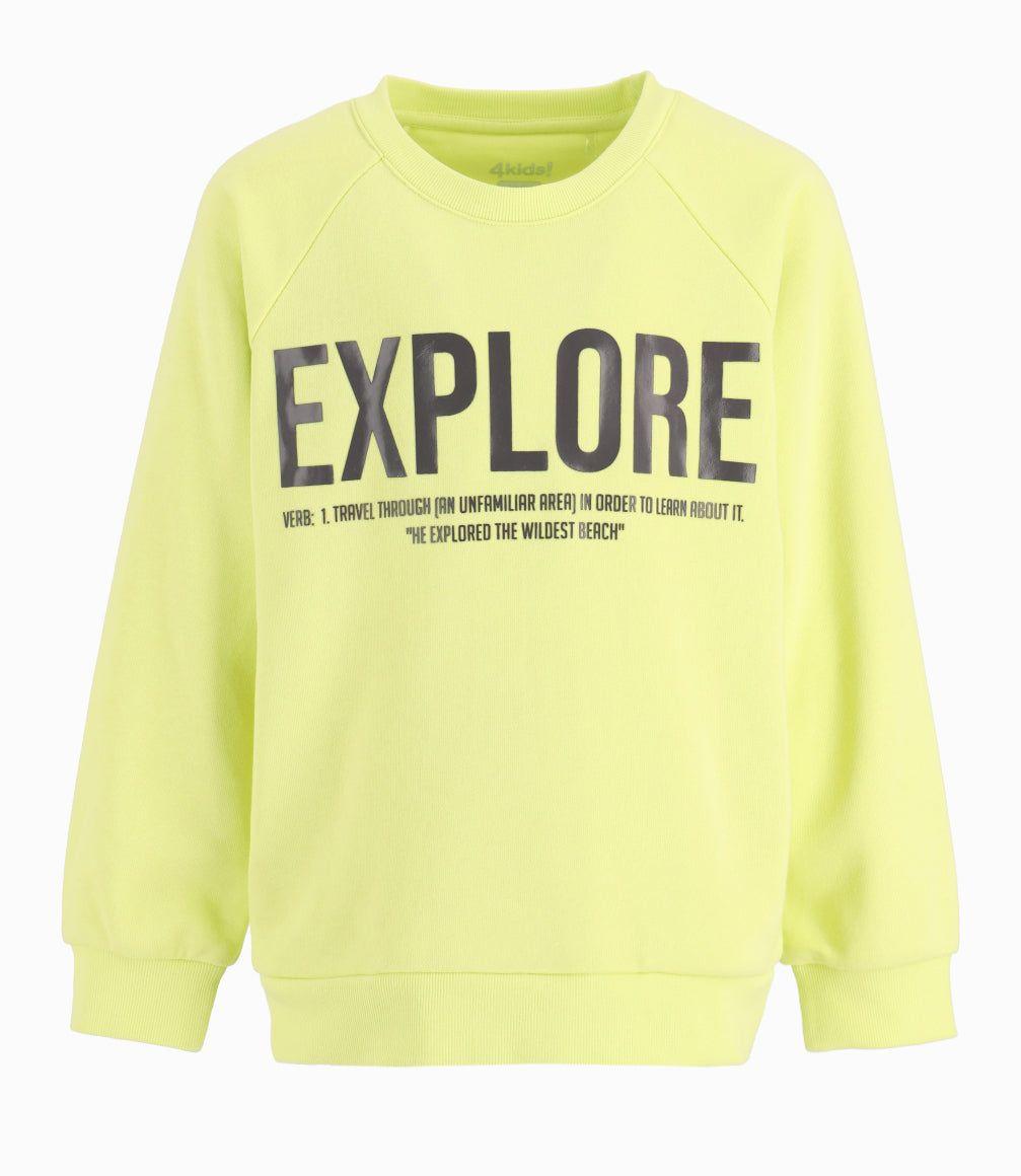 Polerón Niño Con Estampado Vainilla 4 Kids-1