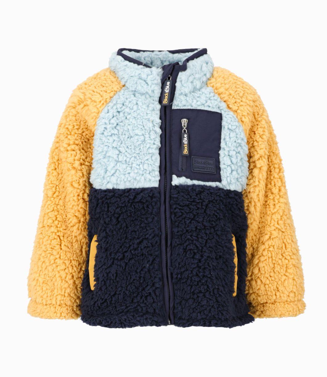 Polerón bebés sherpa celeste Black and Blue-1