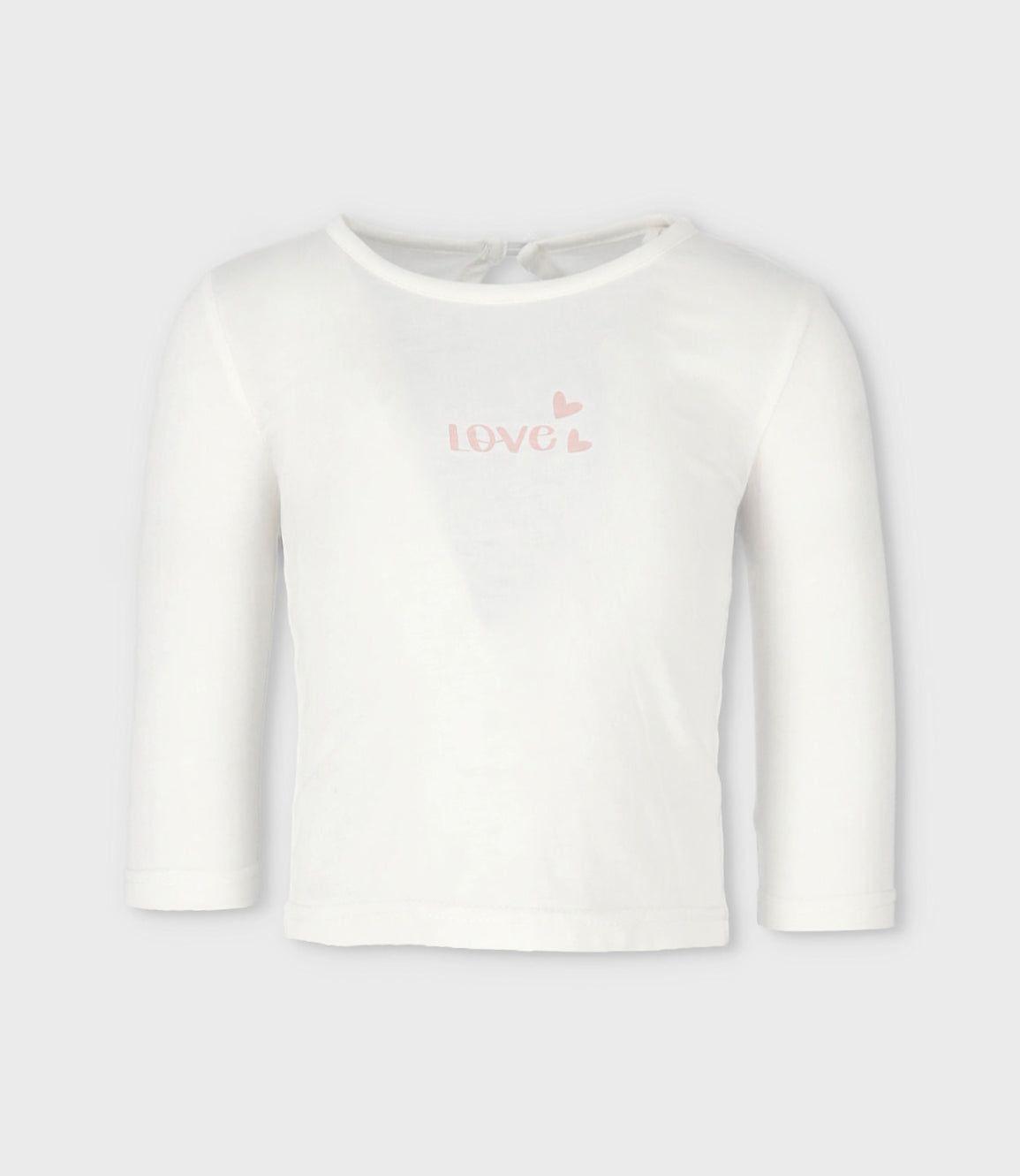 Polera bebés básica blanco Limonada-0