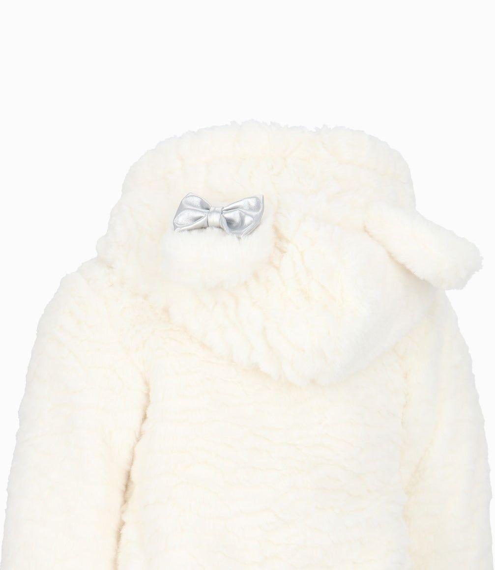 Chaqueta bebé con conejo blanco Limonada-2
