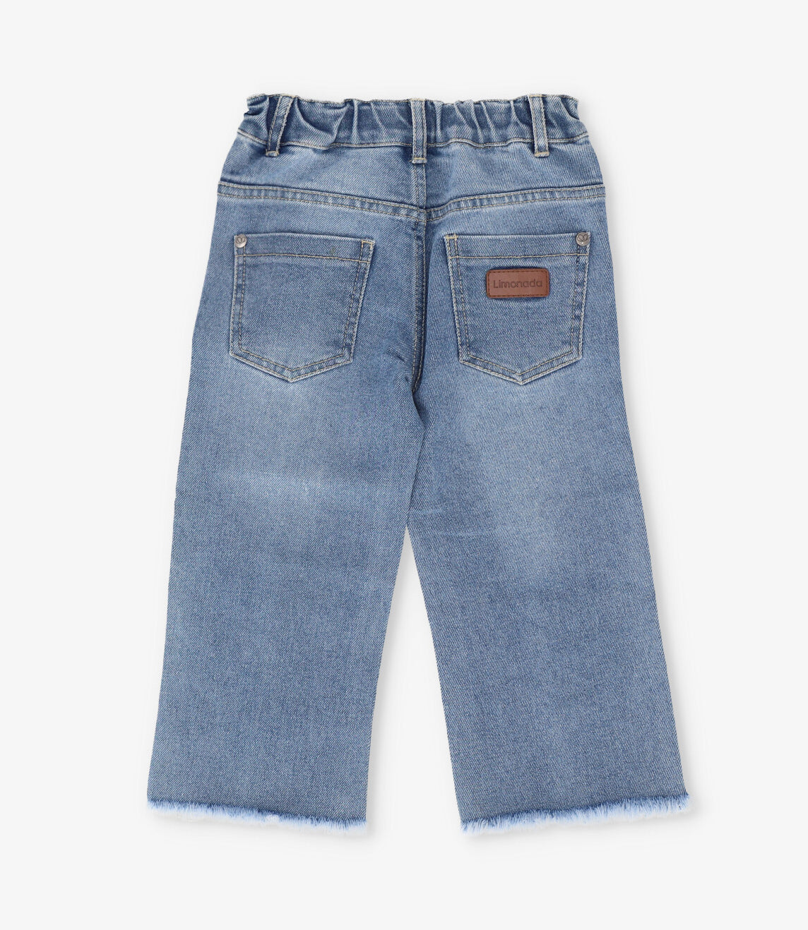 Jeans niña con lazos denim azul Limonada-2