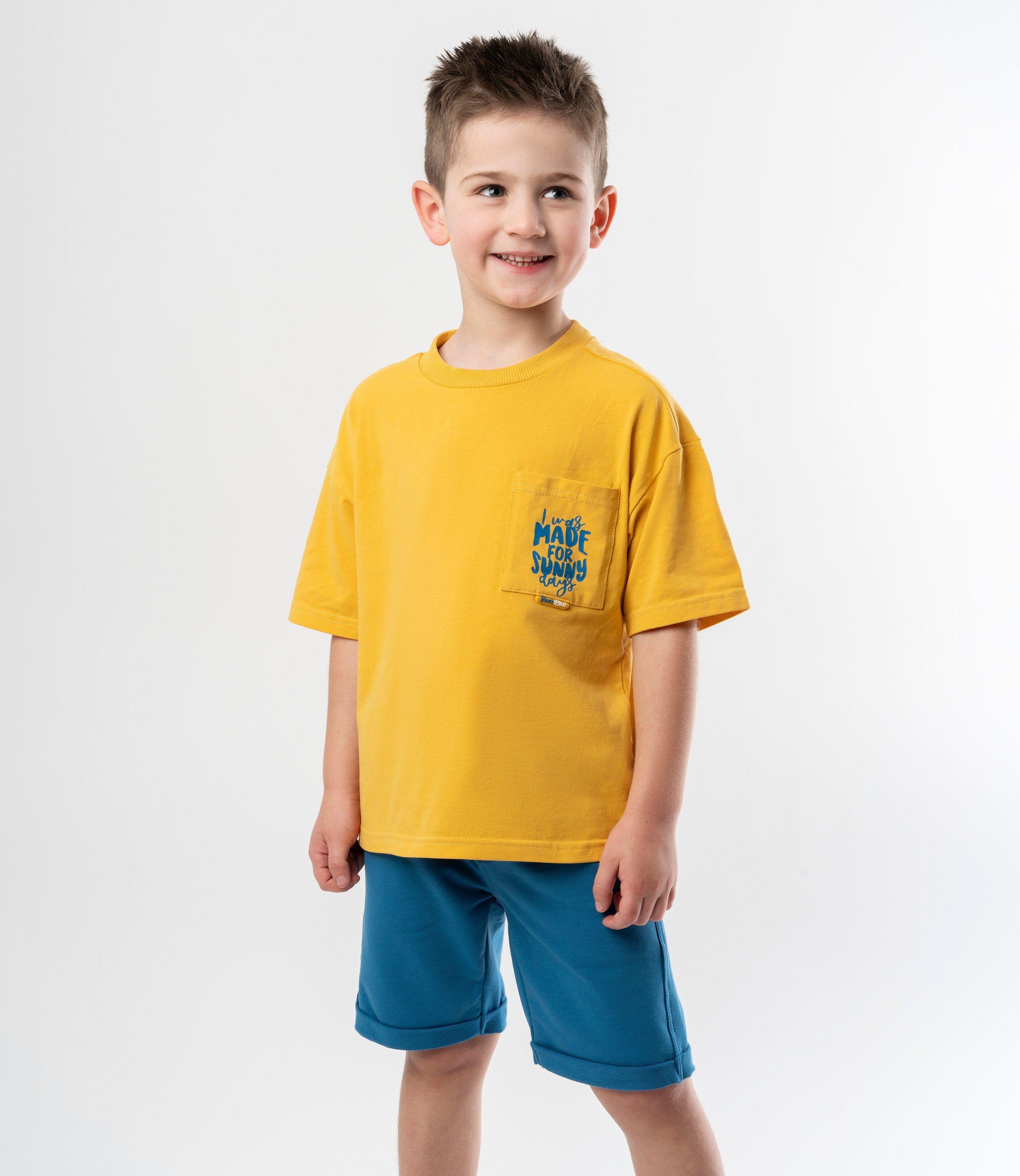 Conjunto niño basico mostaza Black and Blue-0