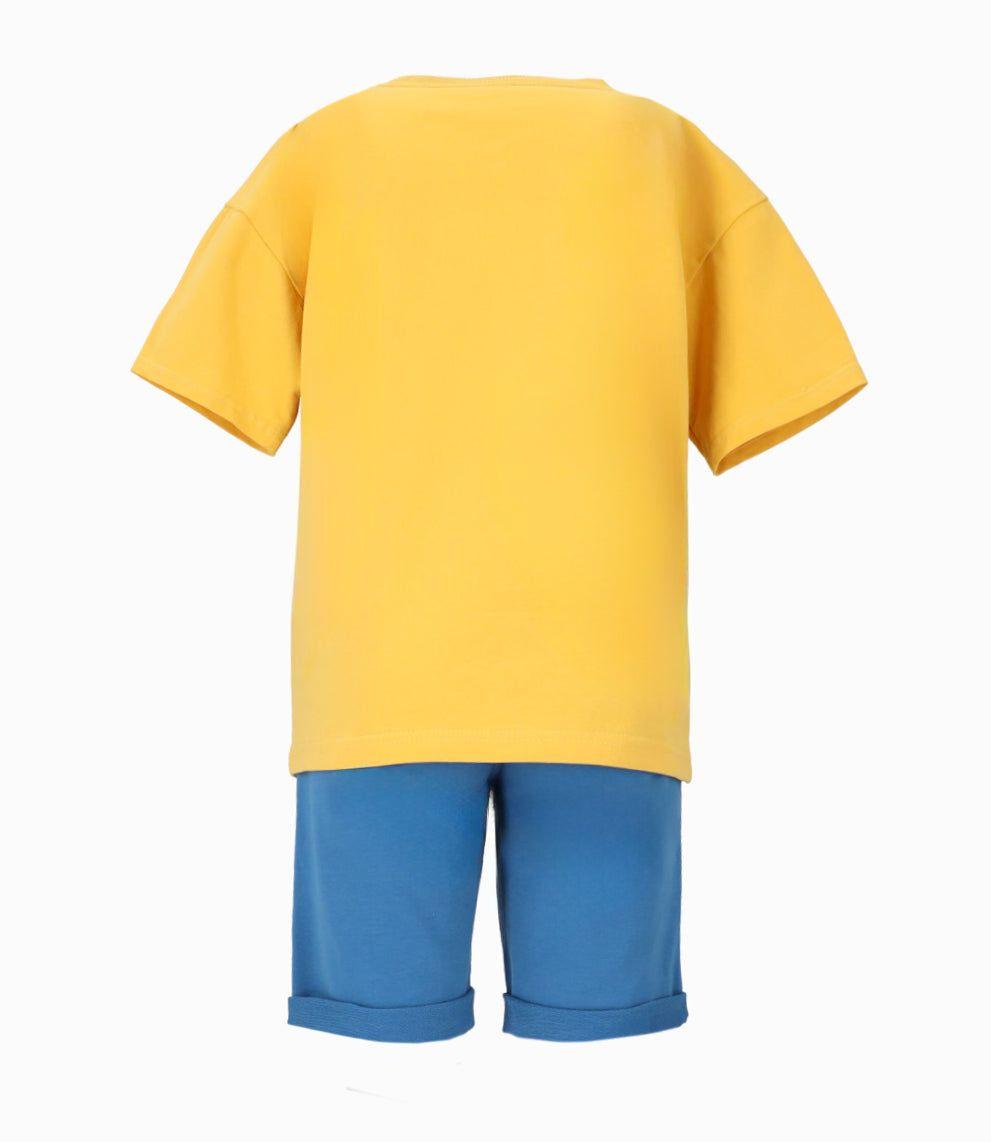 Conjunto niño basico mostaza Black and Blue-2
