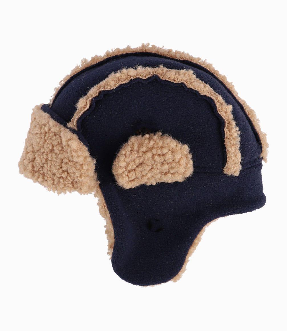 Gorro Aviador Niño Azul Piedra Black and Blue-1