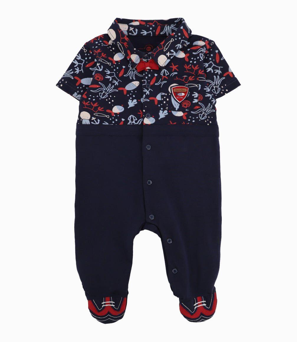 Enterito Recién Nacido Marino Azul Marino-2