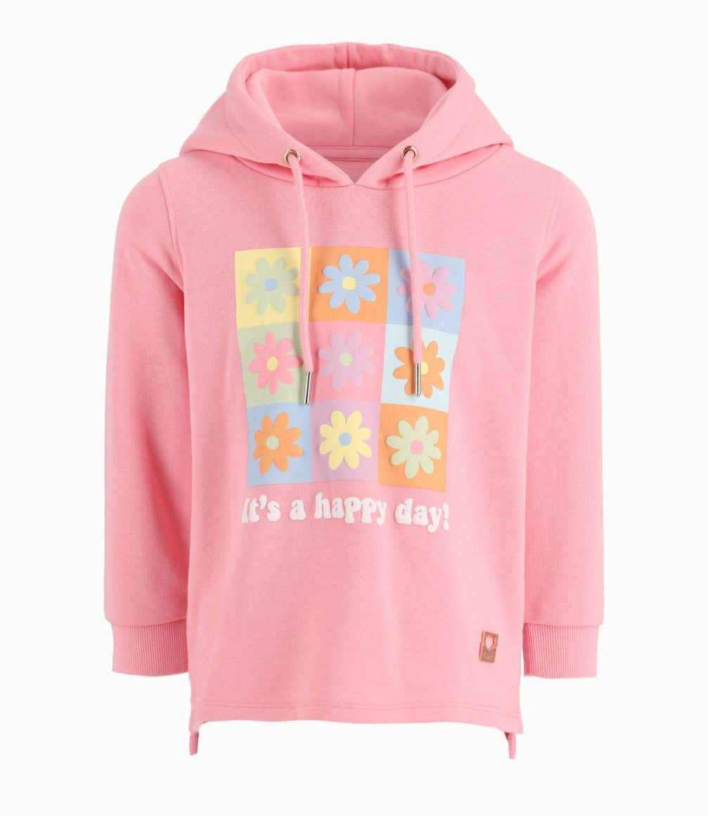 Polerón Niña Estampado Con Relieve Rosado 4 Kids-5