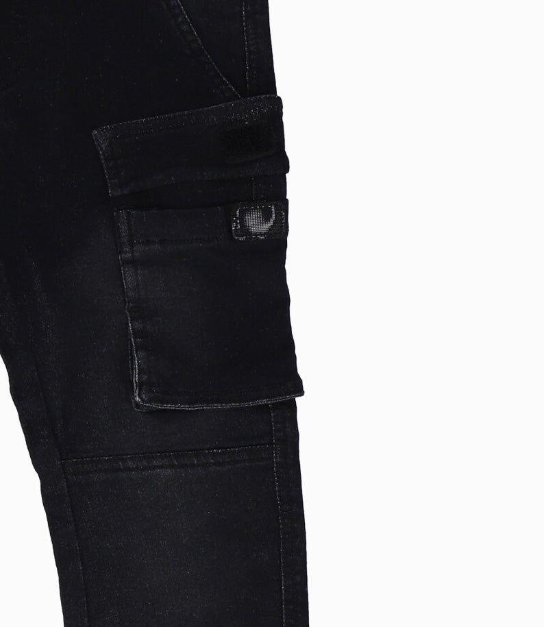 Jeans niño pitillos negro Black and Blue-2