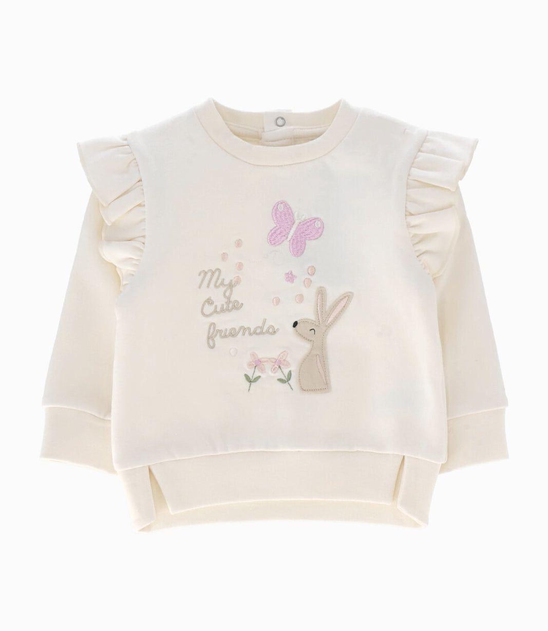 Buzo recién nacida conejo blanco 4 Kids-1