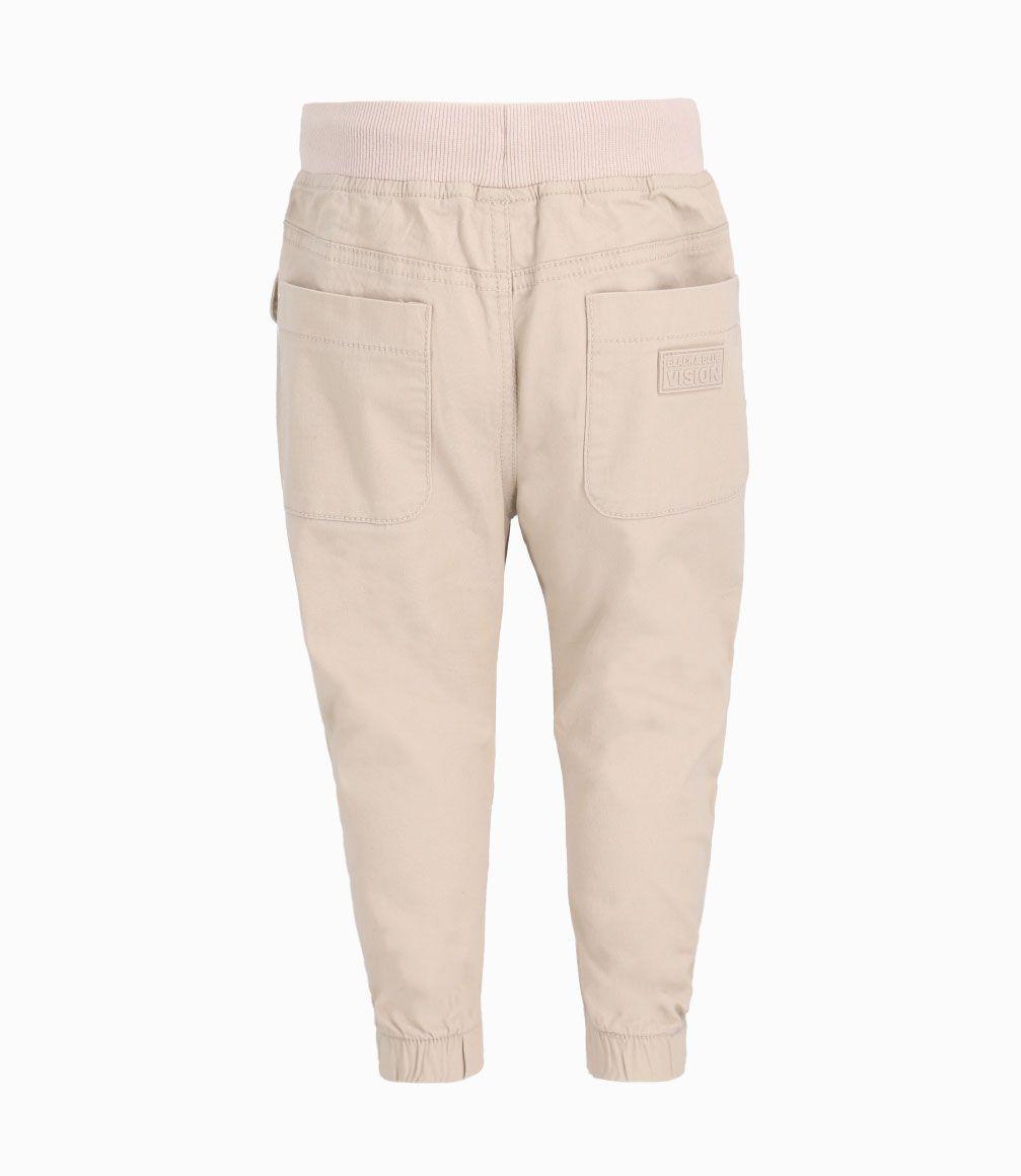 Pantalón Cargo Bebé Niño Algodón Beige Black and Blue-1