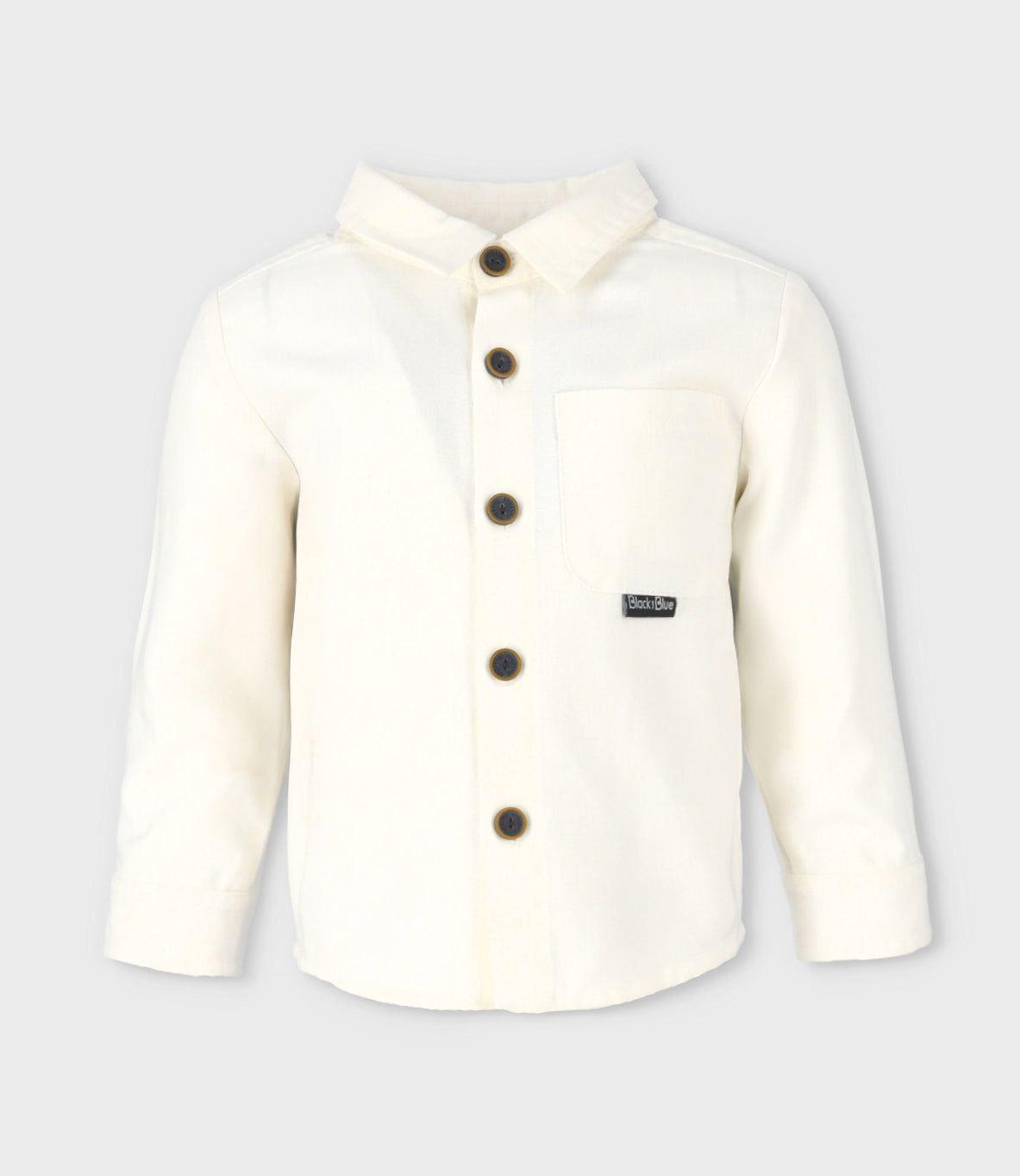 Camisa bebés básica blanco Black and Blue-0