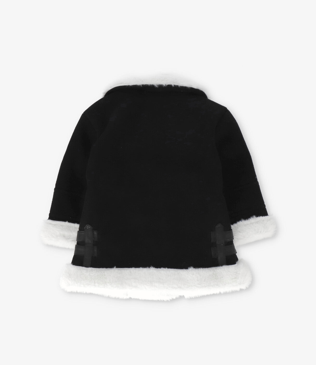 Chaqueta bebé aviadora de gamuza negro Limonada-2