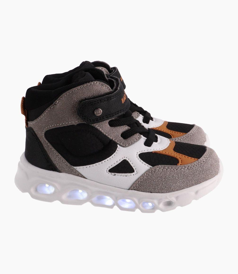 Zapatilla Niño Con Luces Black And Blue Negro-0