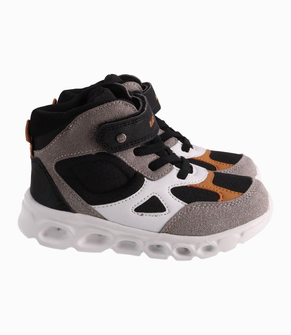 Zapatilla Niño Con Luces Black And Blue Negro-3