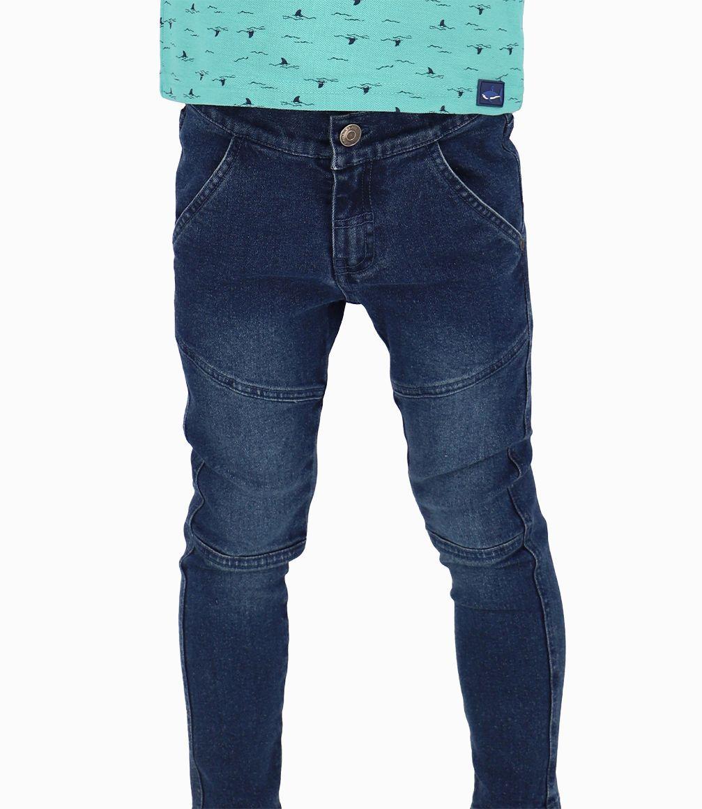 Jeans Focalizados Niño Denim Azul 4 Kids-0