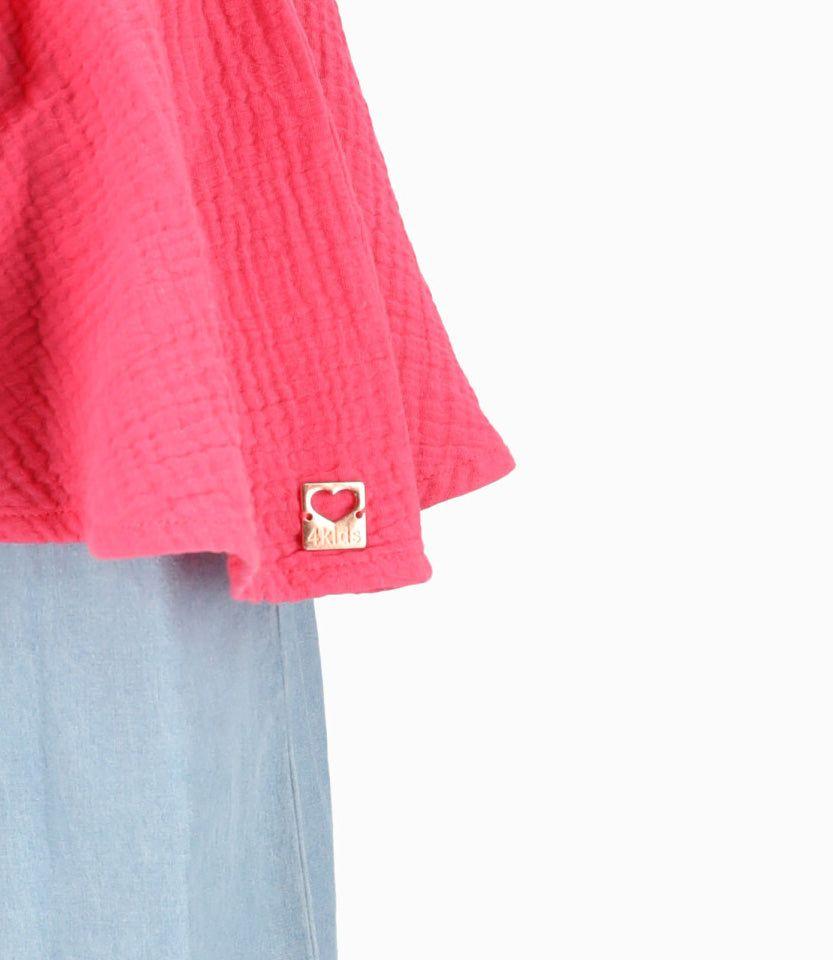 Conjunto niña con vuelos frambuesa 4 Kids-3