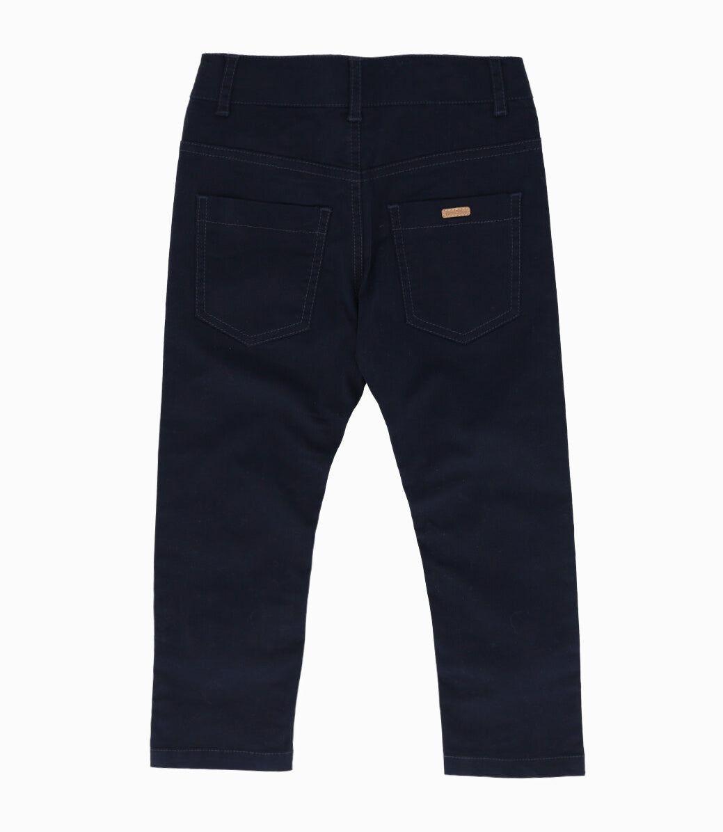 Pantalón niño básico azul marino Black and Blue-1