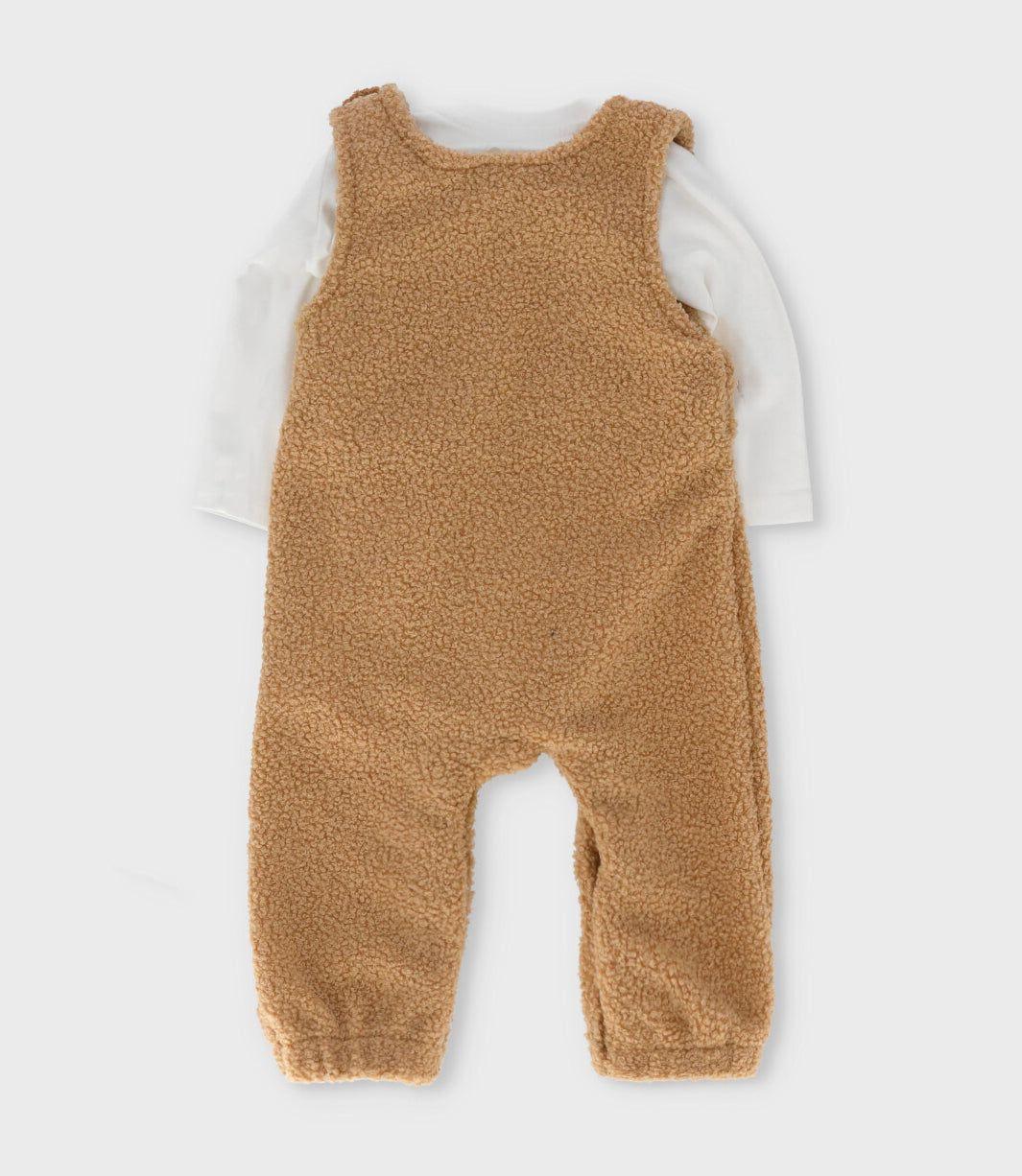 Conjunto recién nacido con body beige Black and Blue-1