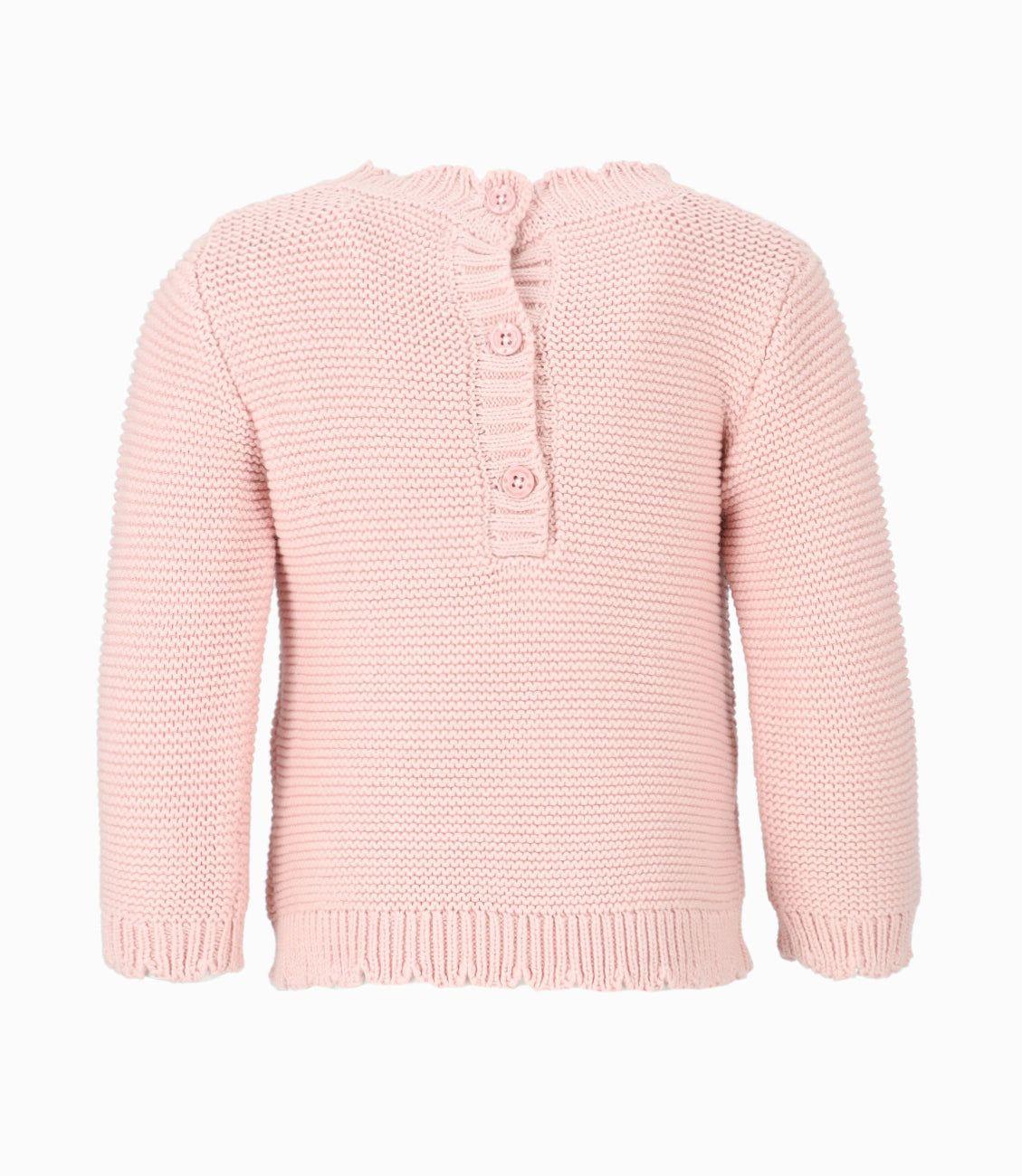 Chaleco bebés con perrito rosado Limonada-2