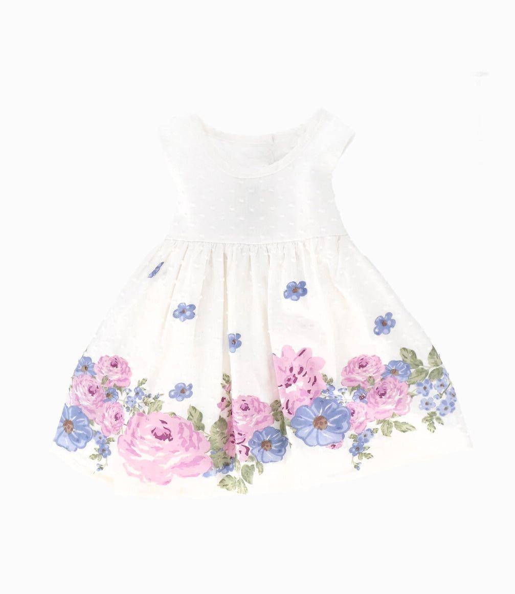 Vestido recién nacida con bolero Morado LIMONADA-2