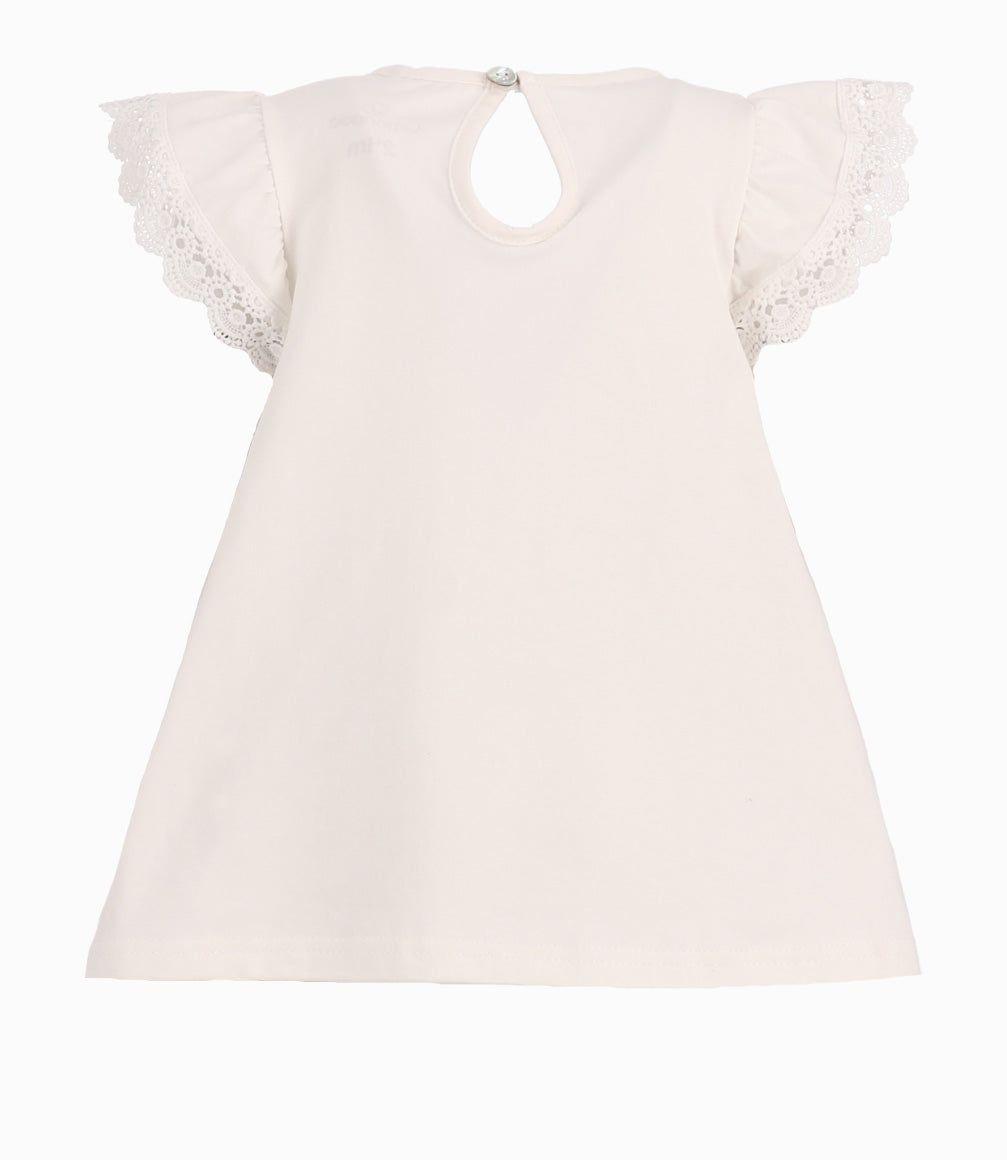 Polera Bebé Con Flores Rojo-3