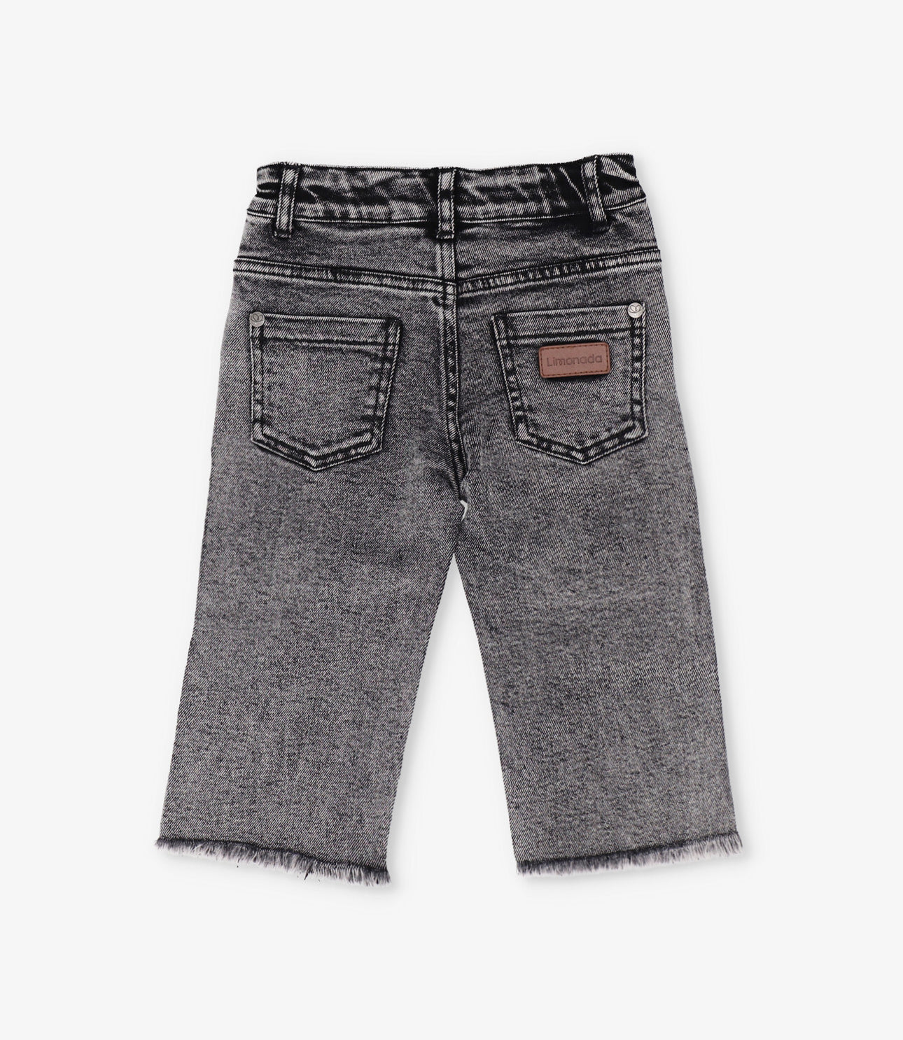 Jeans bebé con lazos negro Limonada-1