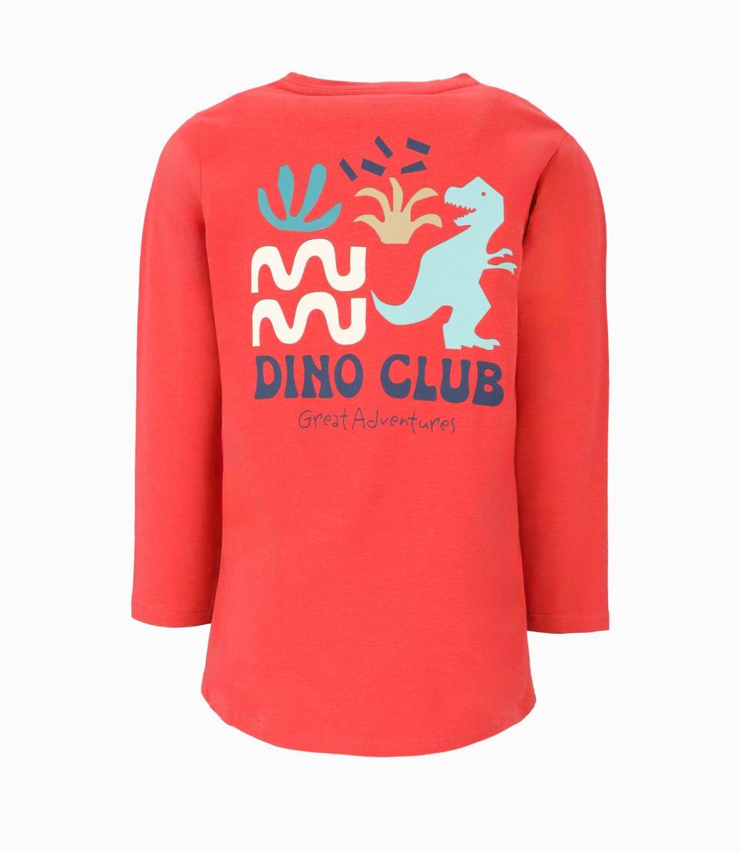 Polera niño con dinosaurio Rojo Black and Blue-1