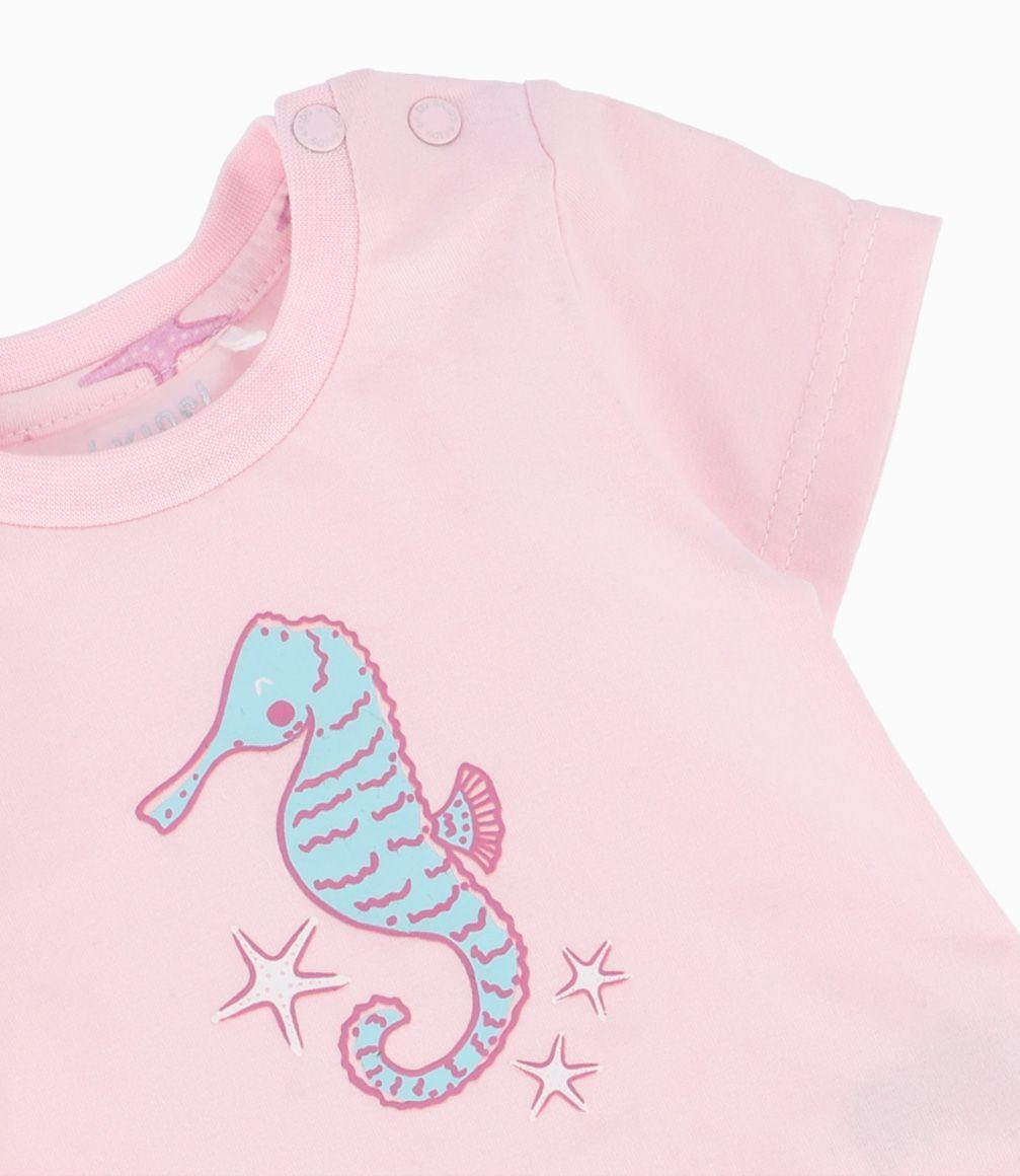 Conjunto Tres Piezas Recién Nacida Rosado 4 Kids-2