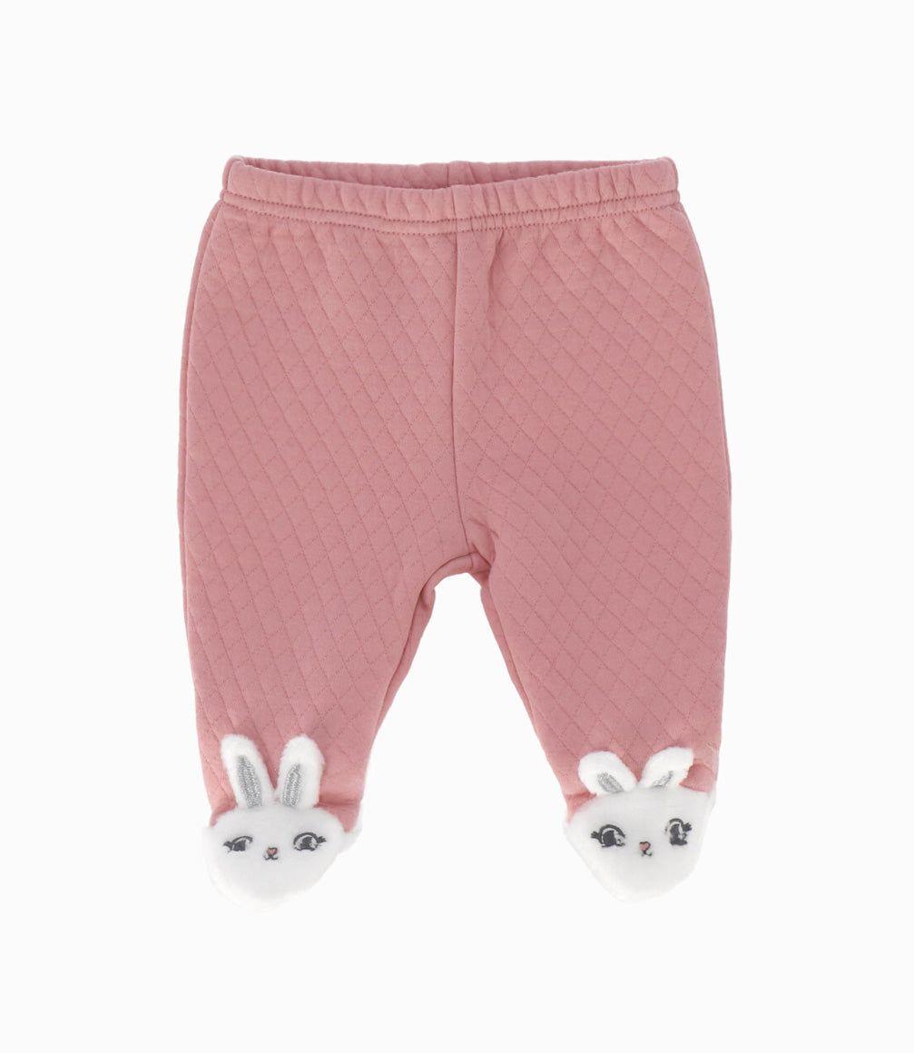 Conjunto recién nacida con conejo rosa Limonada-3