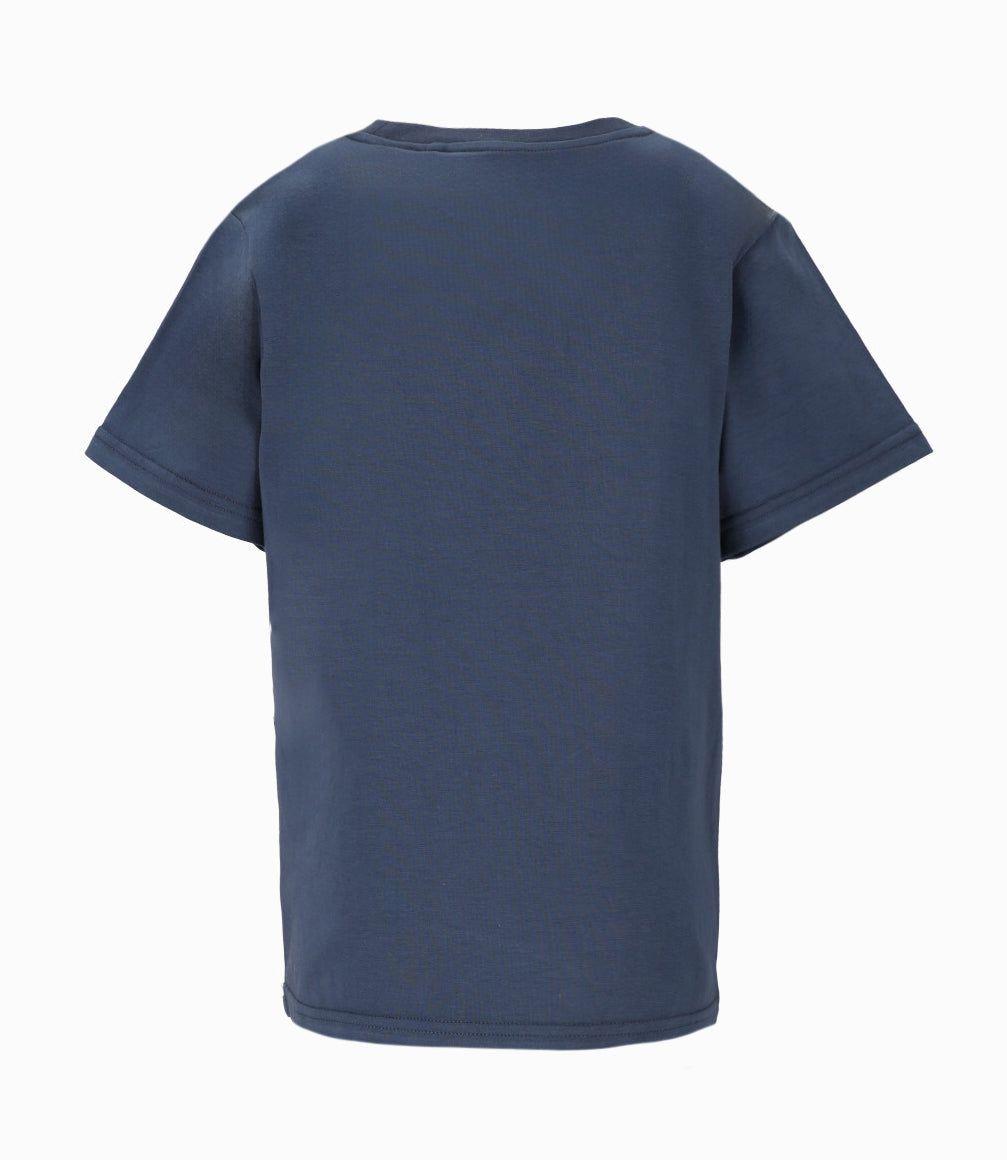 Polera manga corta niño surf azul Black and Blue-2