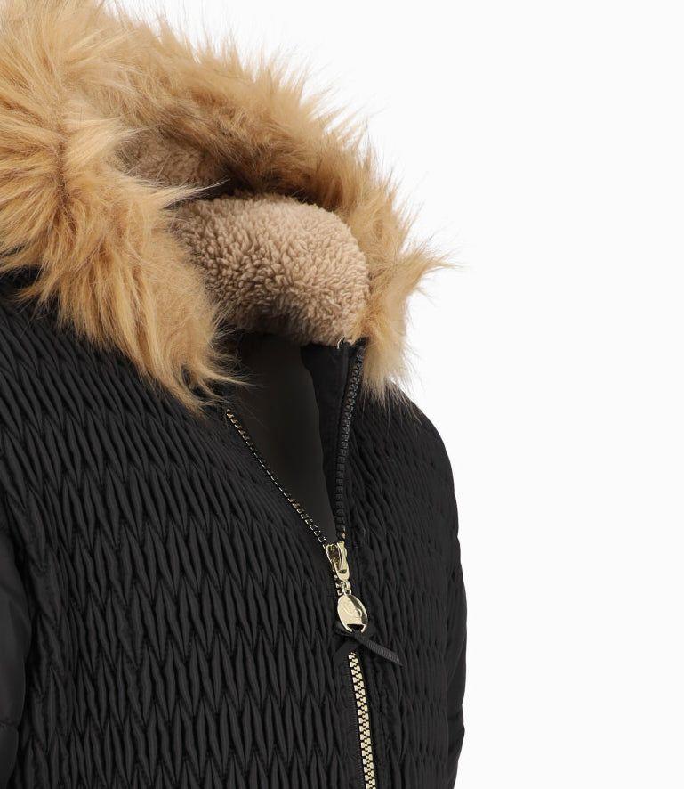 Parka niña acolchada negro Limonada-2