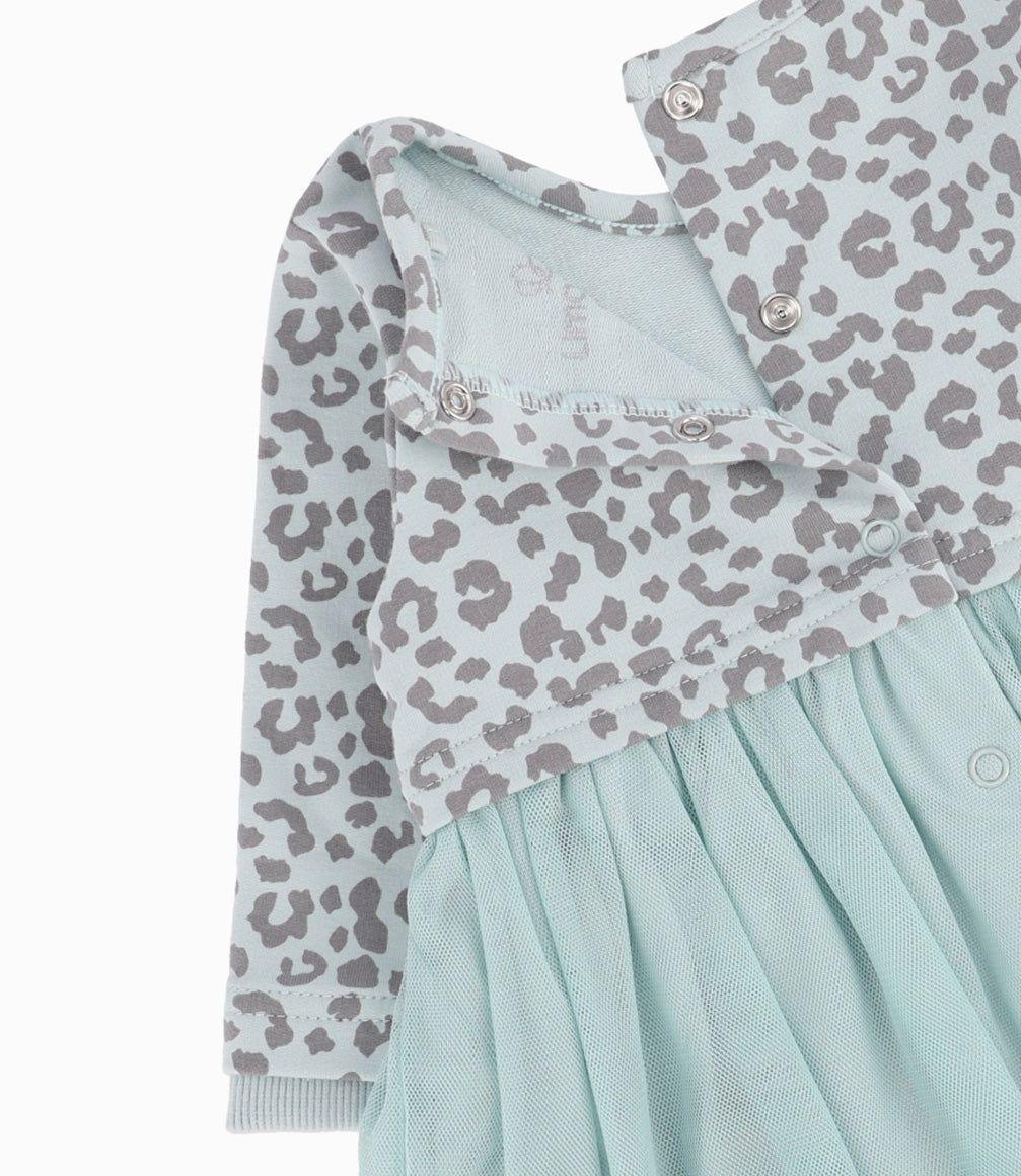 Conjunto Recién Nacida De Polera Y Calzas Menta-3