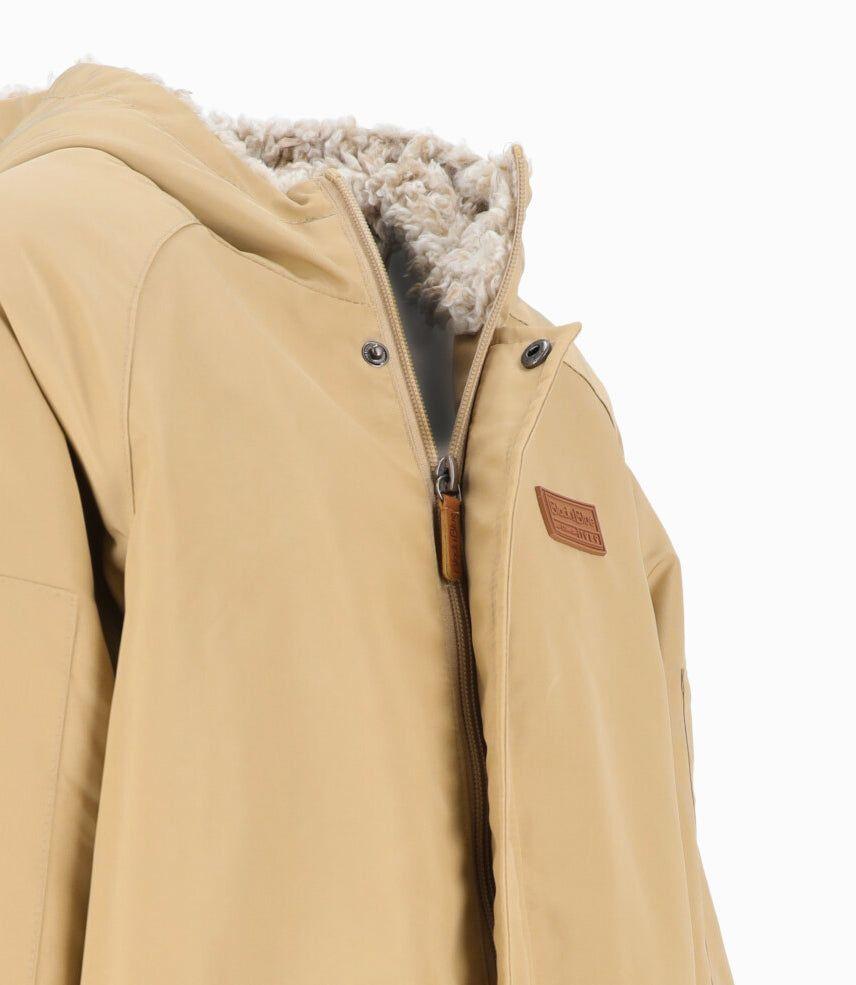 Abrigo niño impermeable beige Black and Blue-2