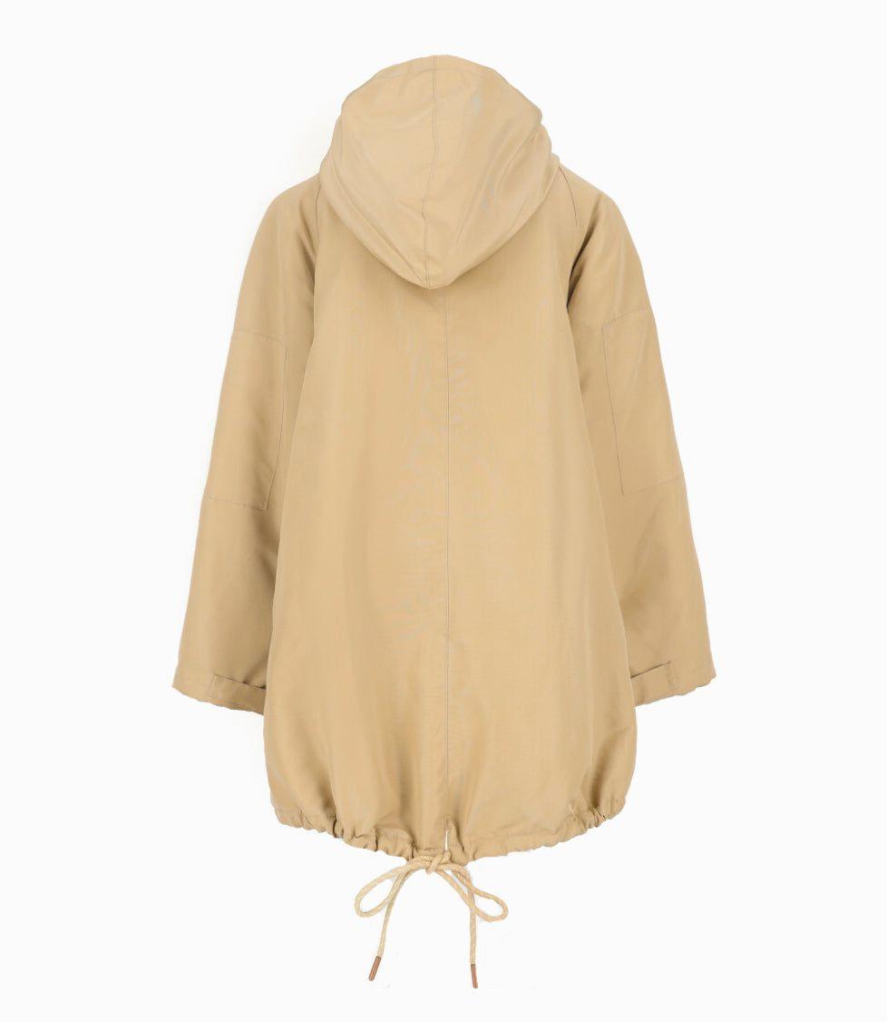 Abrigo niño impermeable beige Black and Blue-1