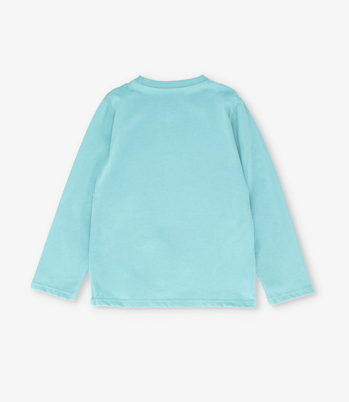 Polera manga larga niño básica menta Black and Blue-2